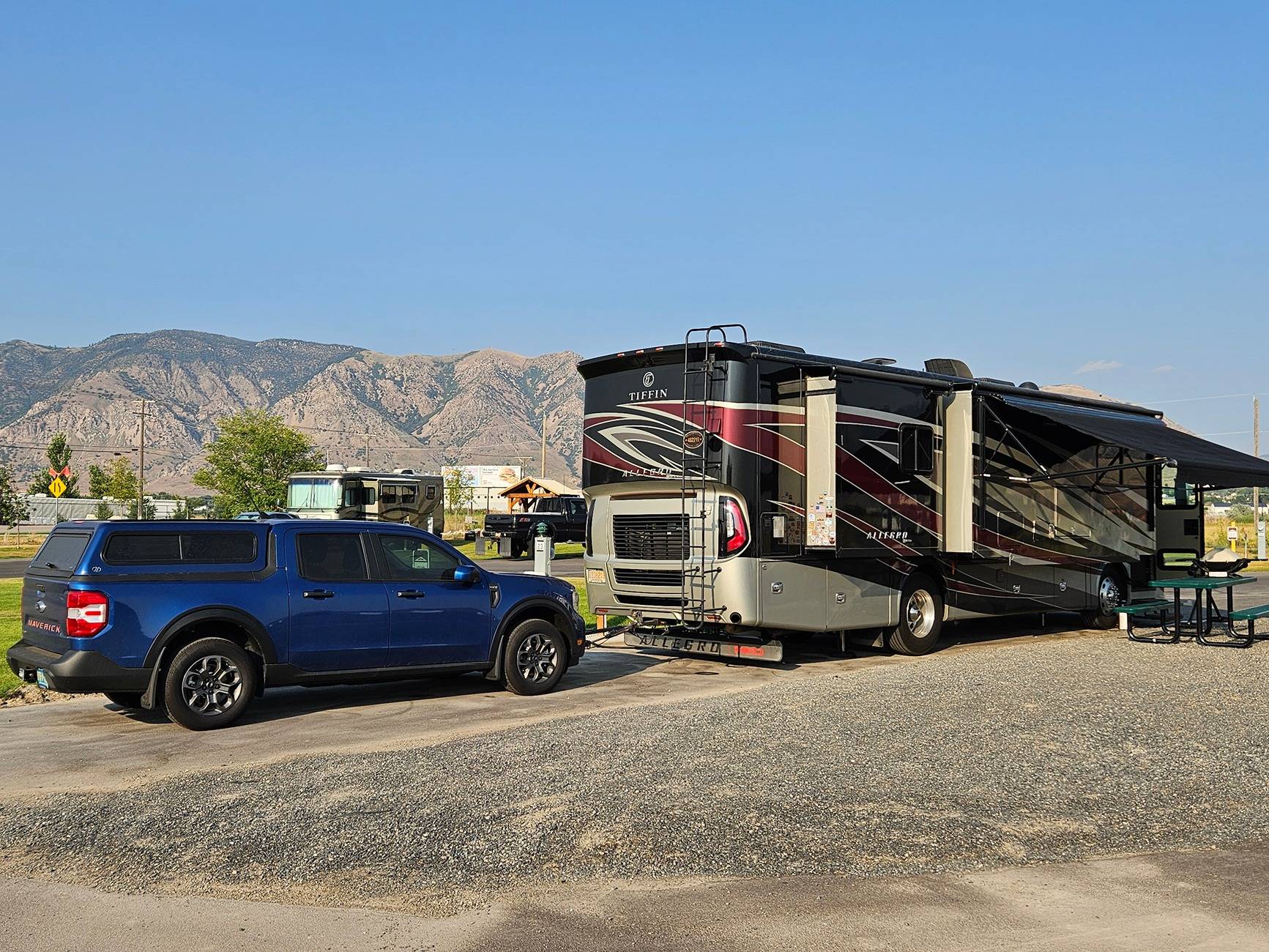 Ford Maverick Maverick is now 1 year old :-) MH @ Love's RV Stop in Brigham City, UT 03