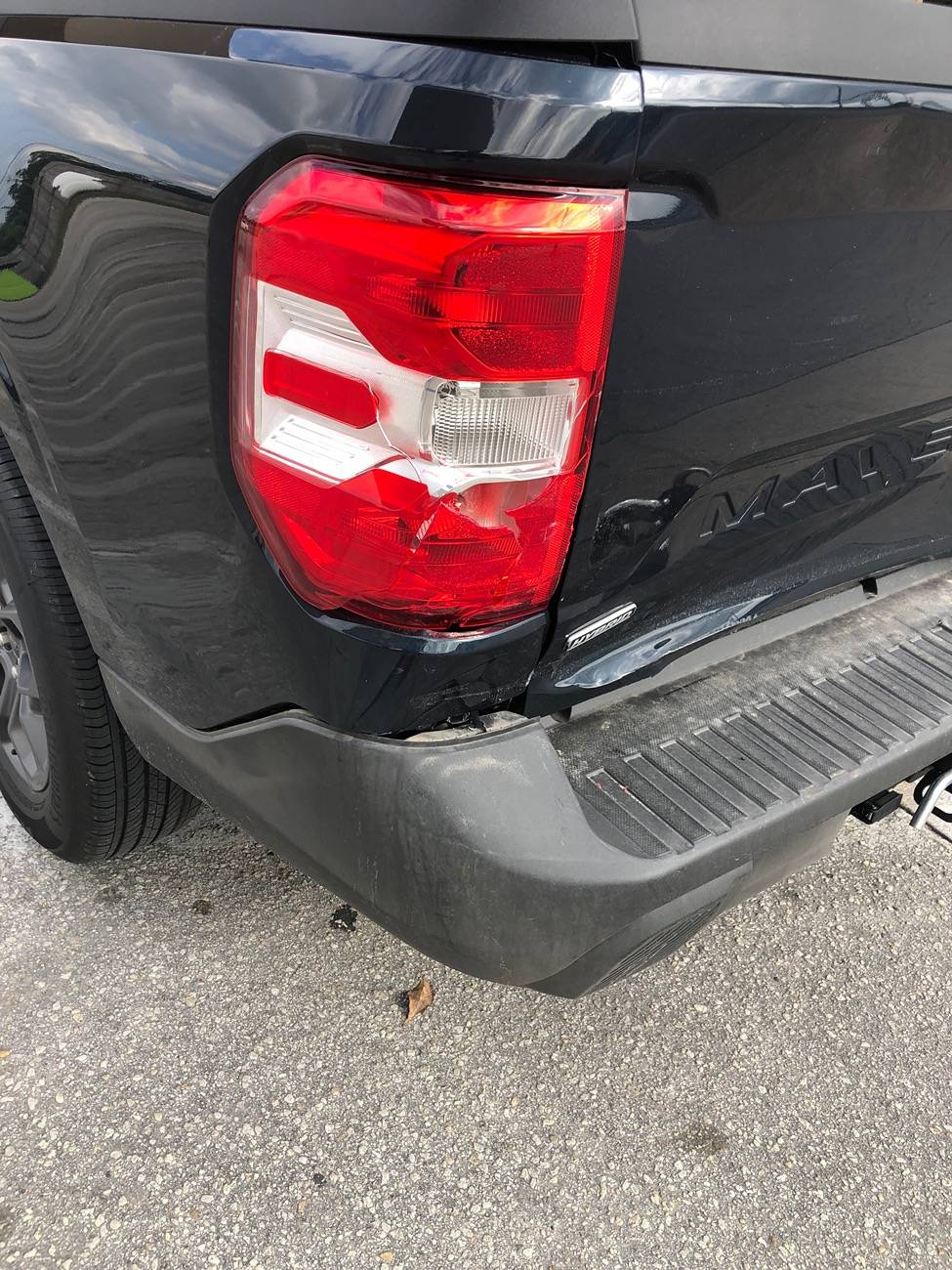 Ford Maverick Another one down - 2023 Maverick Lariat rear-ended and totaled IMG_1314