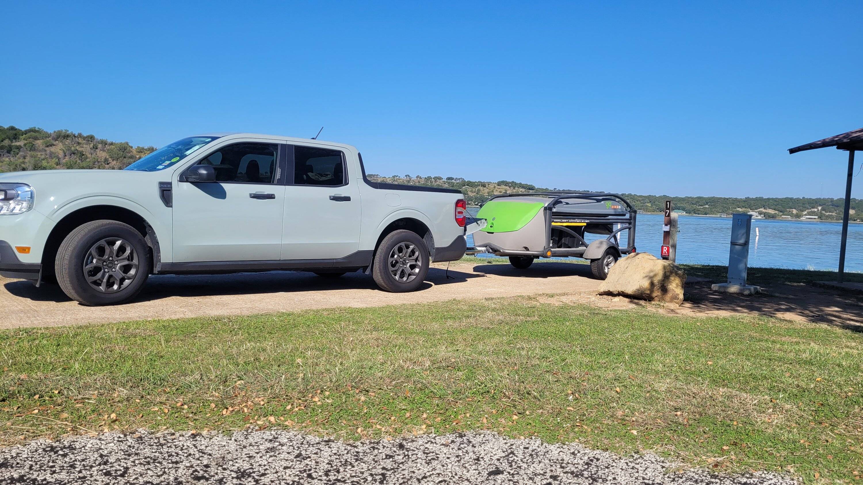 Ford Maverick Went camping at Possum Kingdom Lake 20241006_104104