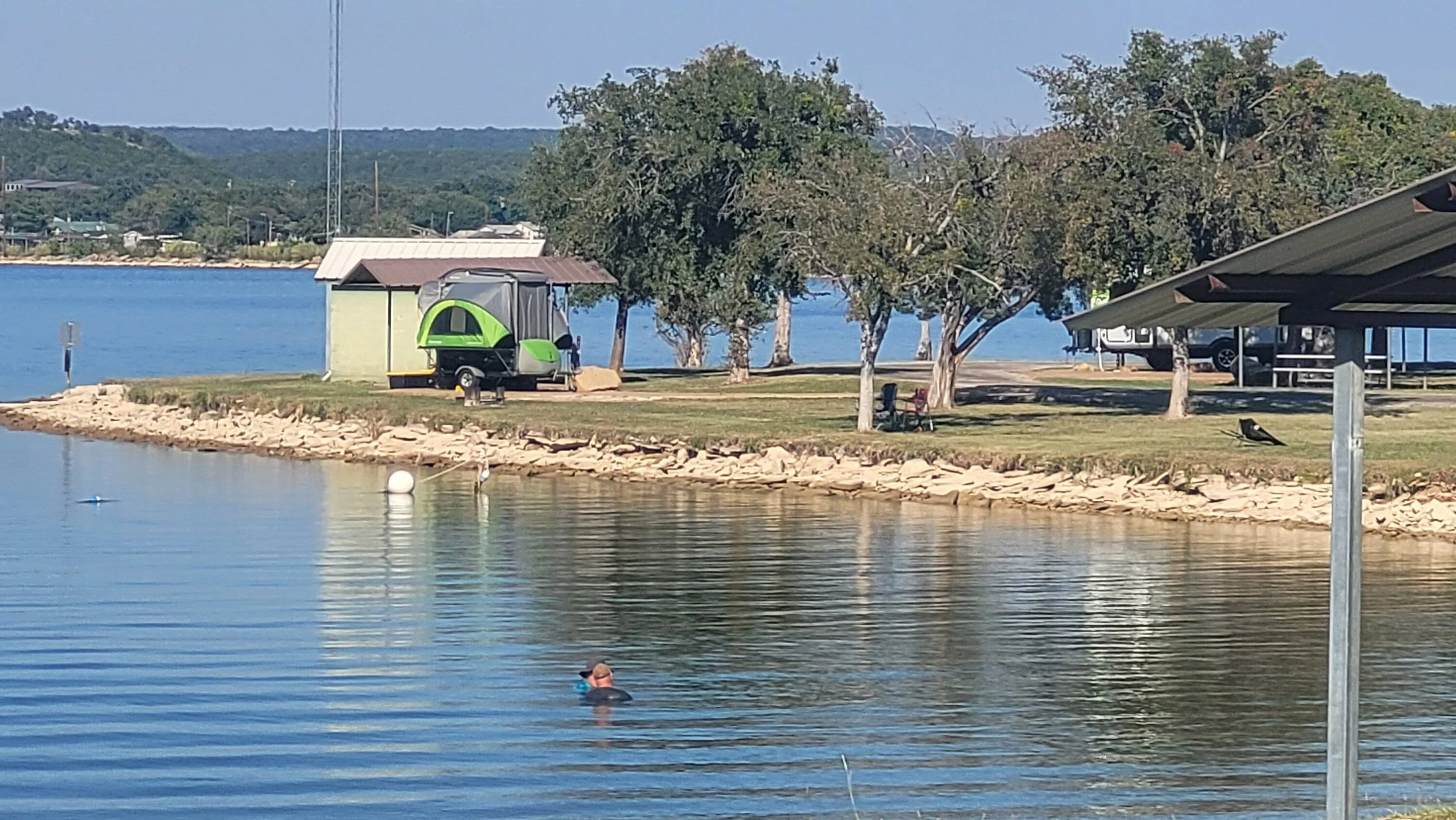 Ford Maverick Went camping at Possum Kingdom Lake 20241005_162721