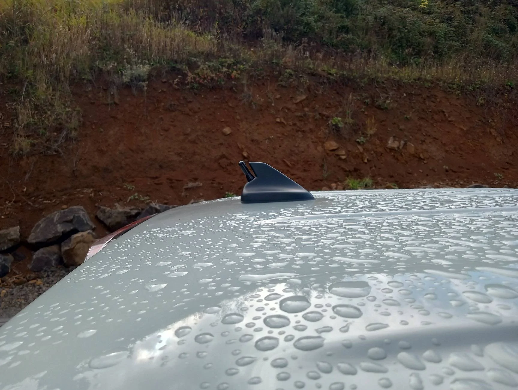 Ford Maverick Automatic car wash -- stock antenna / roof damage? Stubby antenna