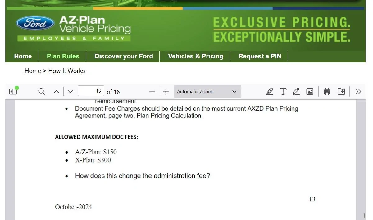 Ford Maverick X-Plan questions Screenshot 2024-10-09 012945