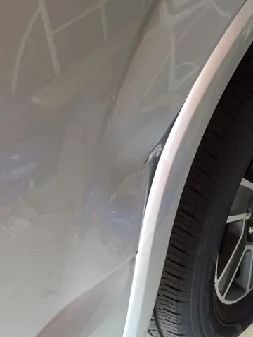 Ford Maverick trailer jackknife Today dent1
