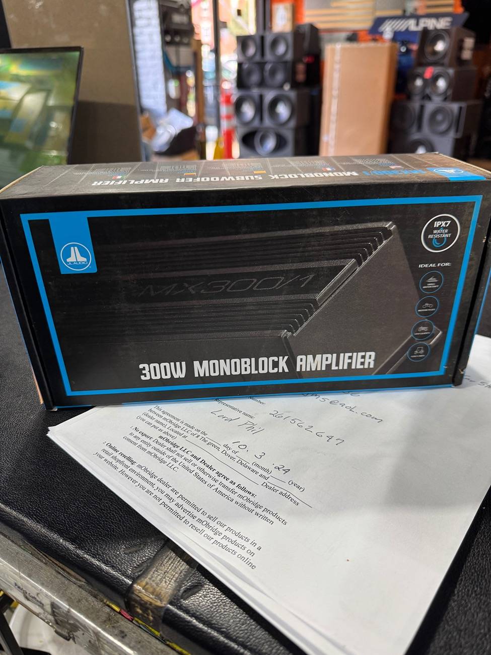 Ford Maverick JL Audio 10 inch Subwoofer & Amp IMG_3351