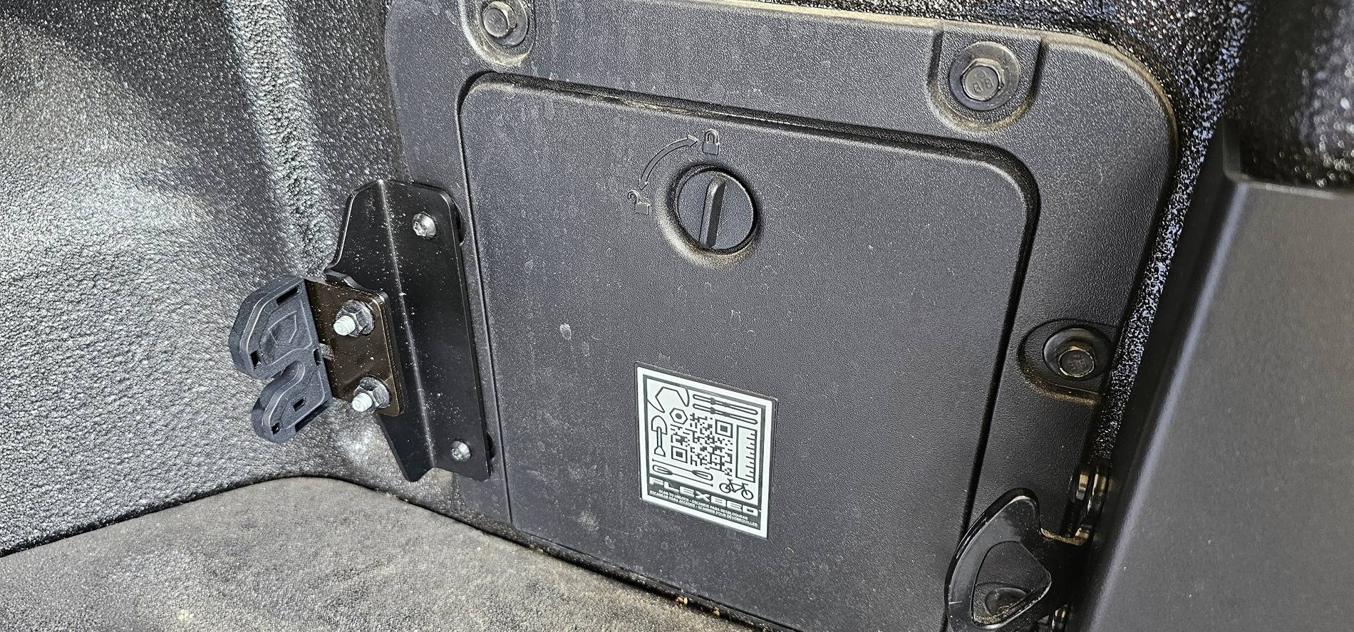 Ford Maverick Swing Out Toolbox installed in my Maverick bed 20241011_131759