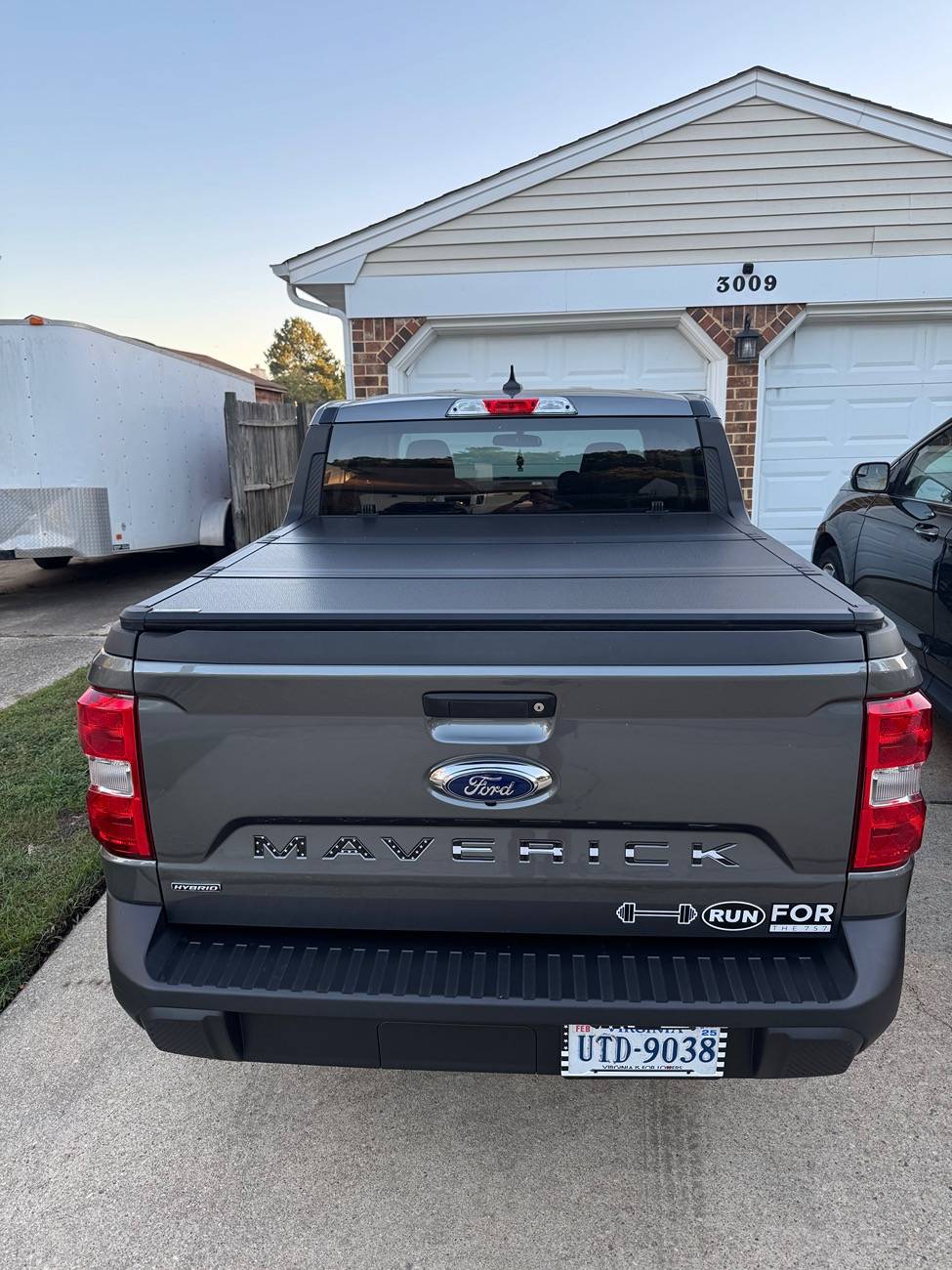 Ford Maverick Bed liner, bed lights and tonneau cover install IMG_4611