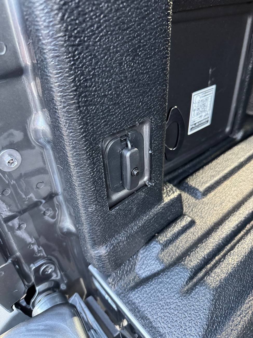 Ford Maverick Bed liner, bed lights and tonneau cover install IMG_4615
