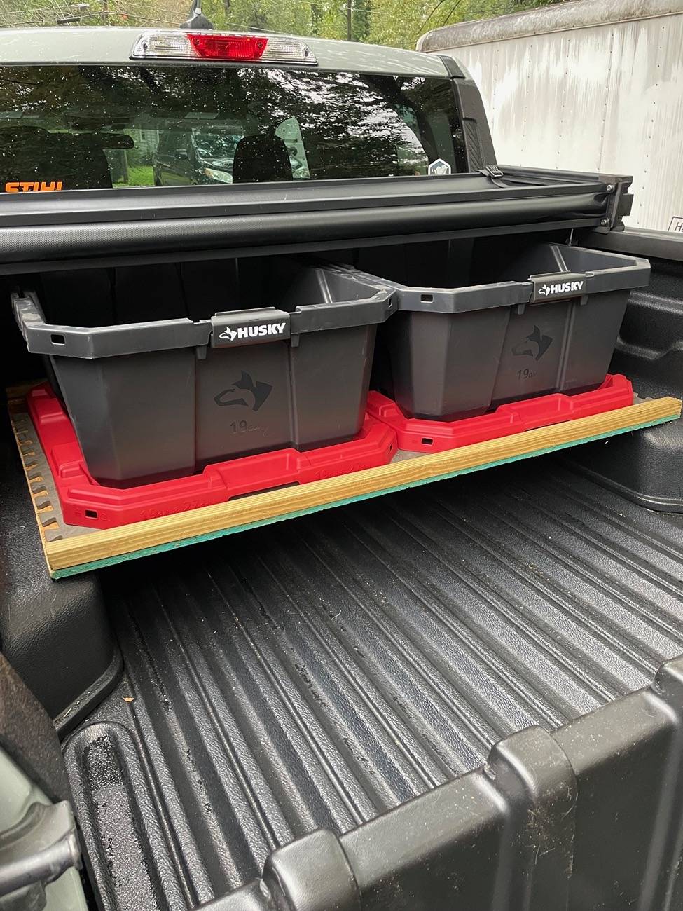 Ford Maverick Looking for bed storage/organization ideas for work tools/equipment IMG_0225