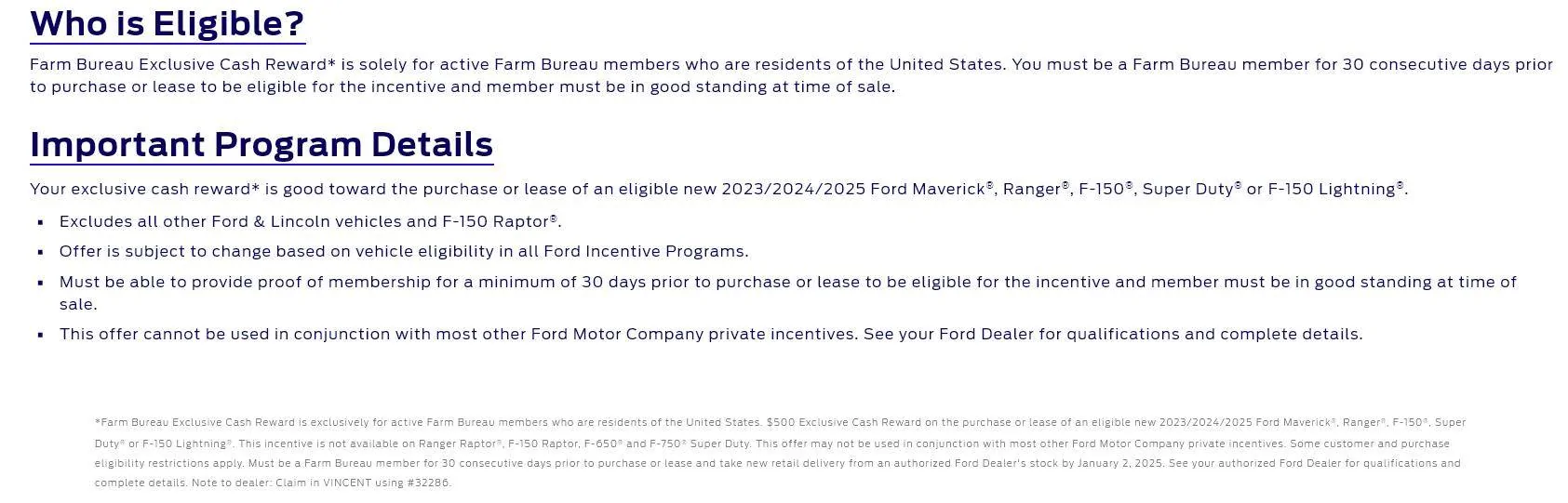 Ford Maverick farm bureau 30 day wait! 1729070073365-f4