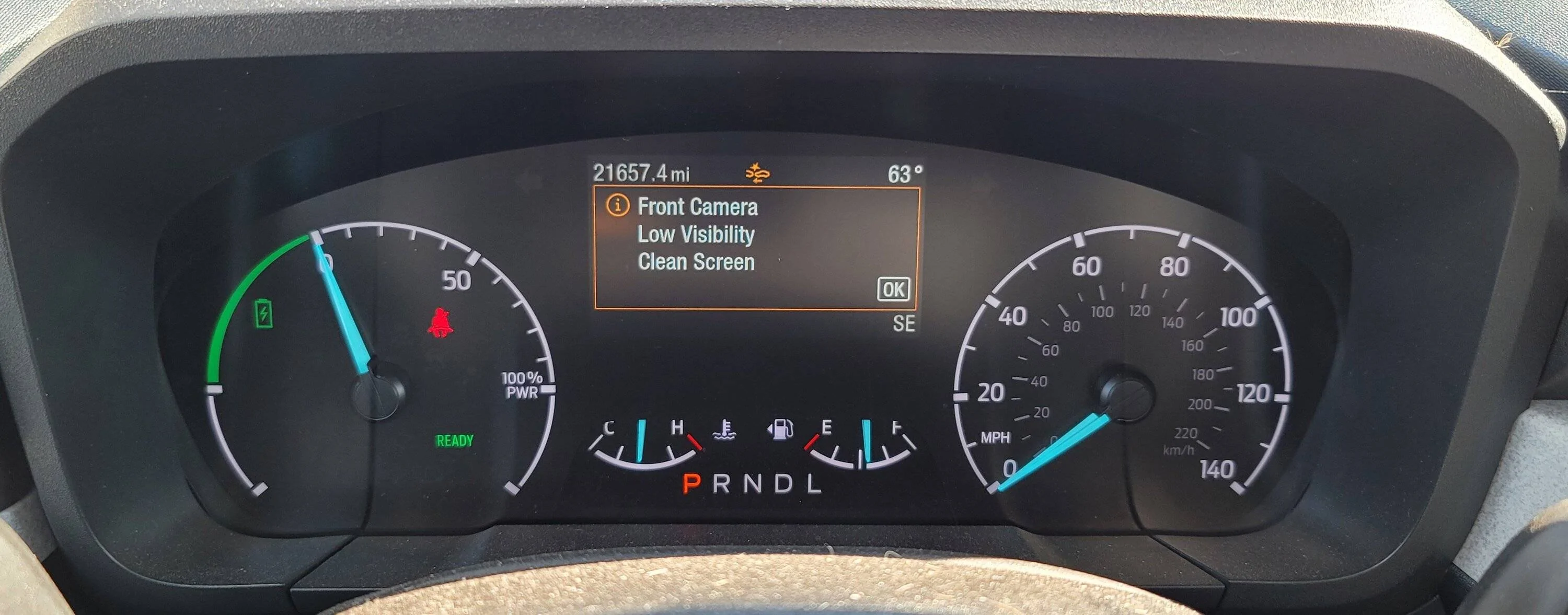 Ford Maverick Pre-collision Assist Not Available message 20241016_135440