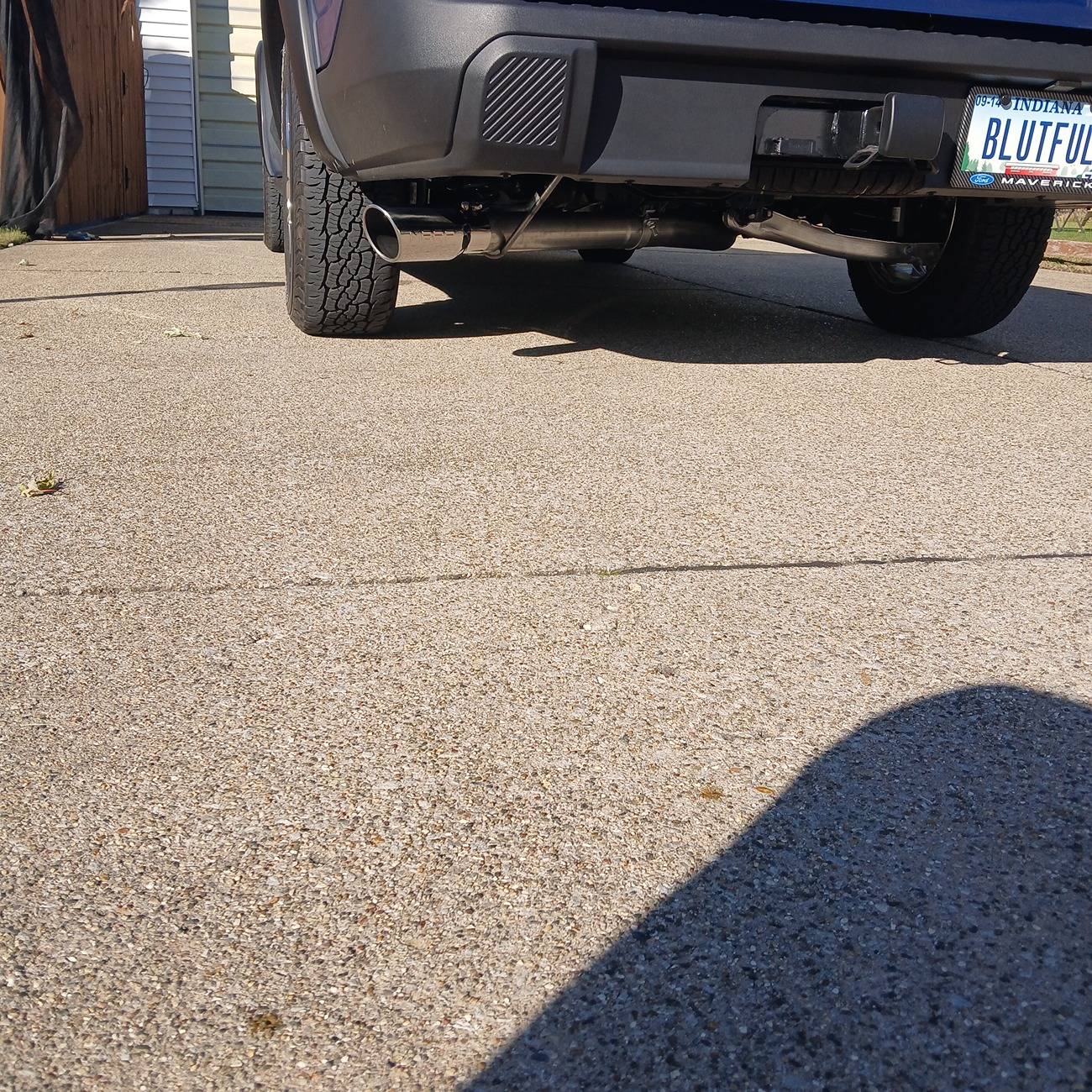 Ford Maverick MBRP catback exhaust system installed 20241019_104347
