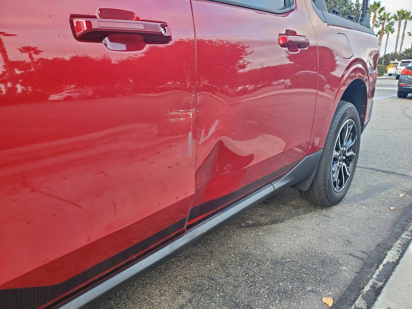 Ford Maverick How much to fix this damage to my 2024 Maverick? 20241017_171636