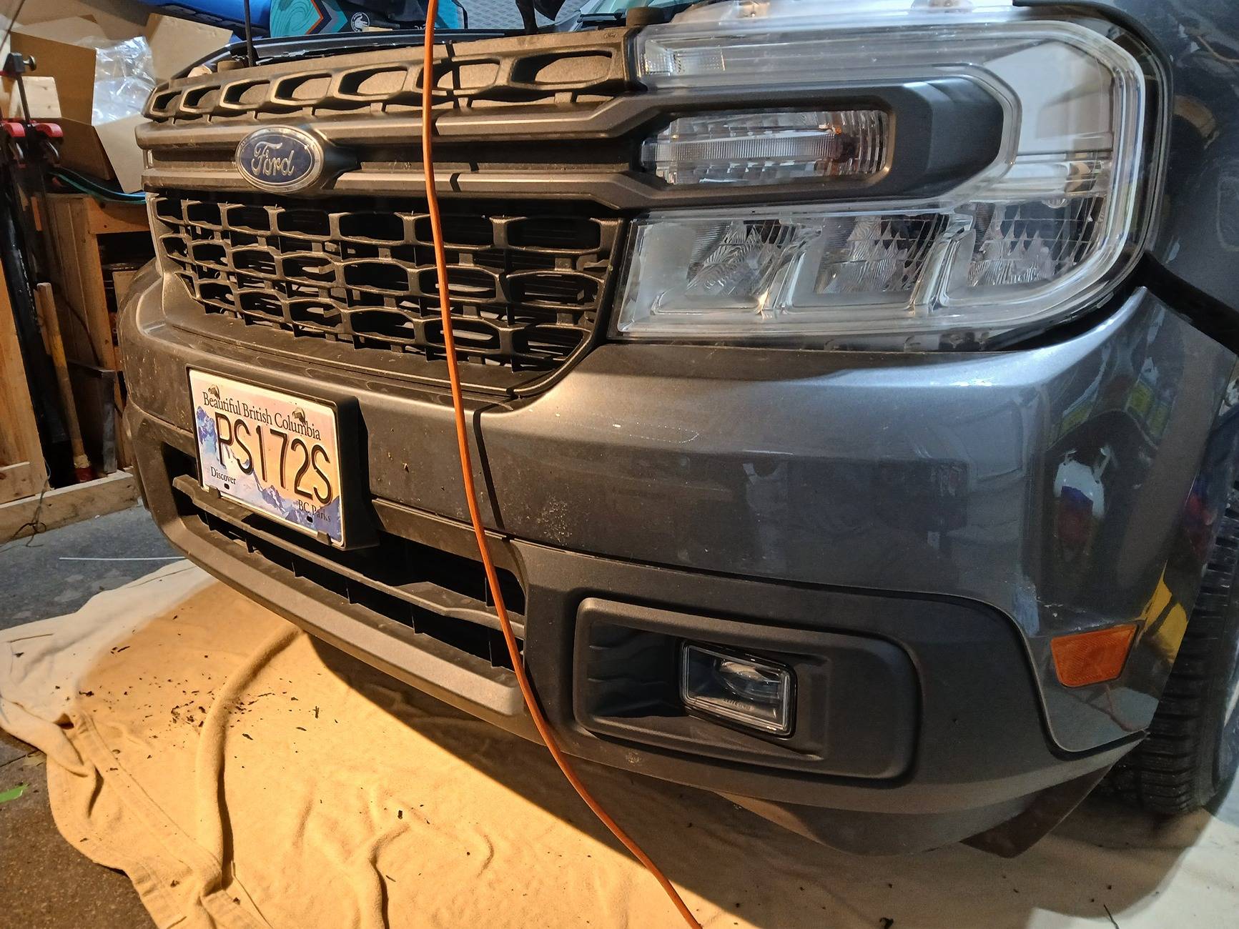 Ford Maverick Diode Dynamics Fog lights installed 20241019_145809