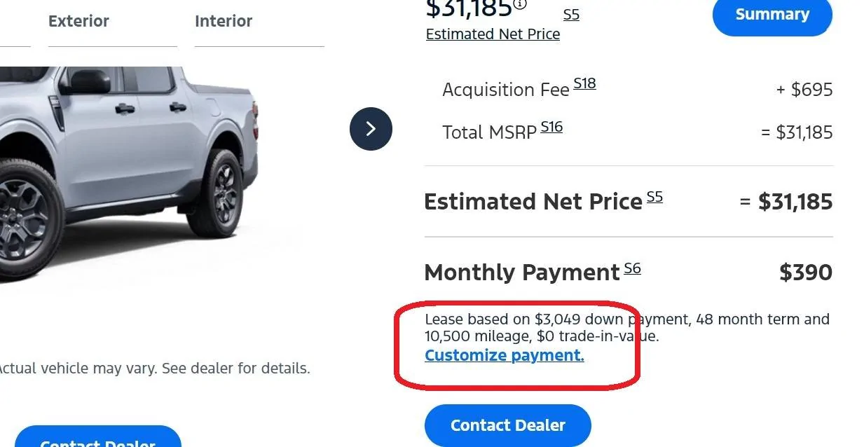 Ford Maverick Will the dealer charge me over MSRP Screenshot 2024-10-20 200920