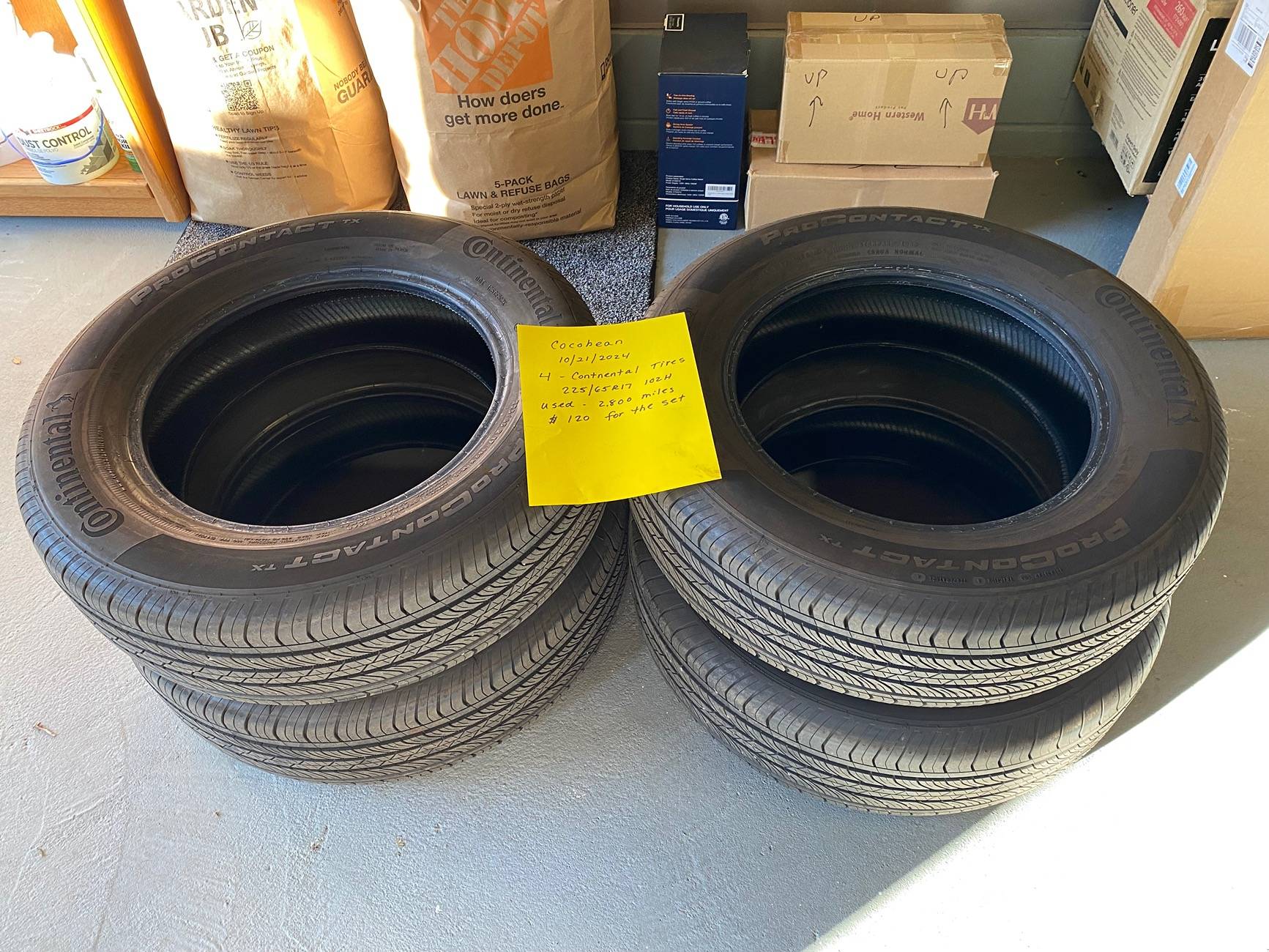 Ford Maverick Continental Tires for sale IMG_8119