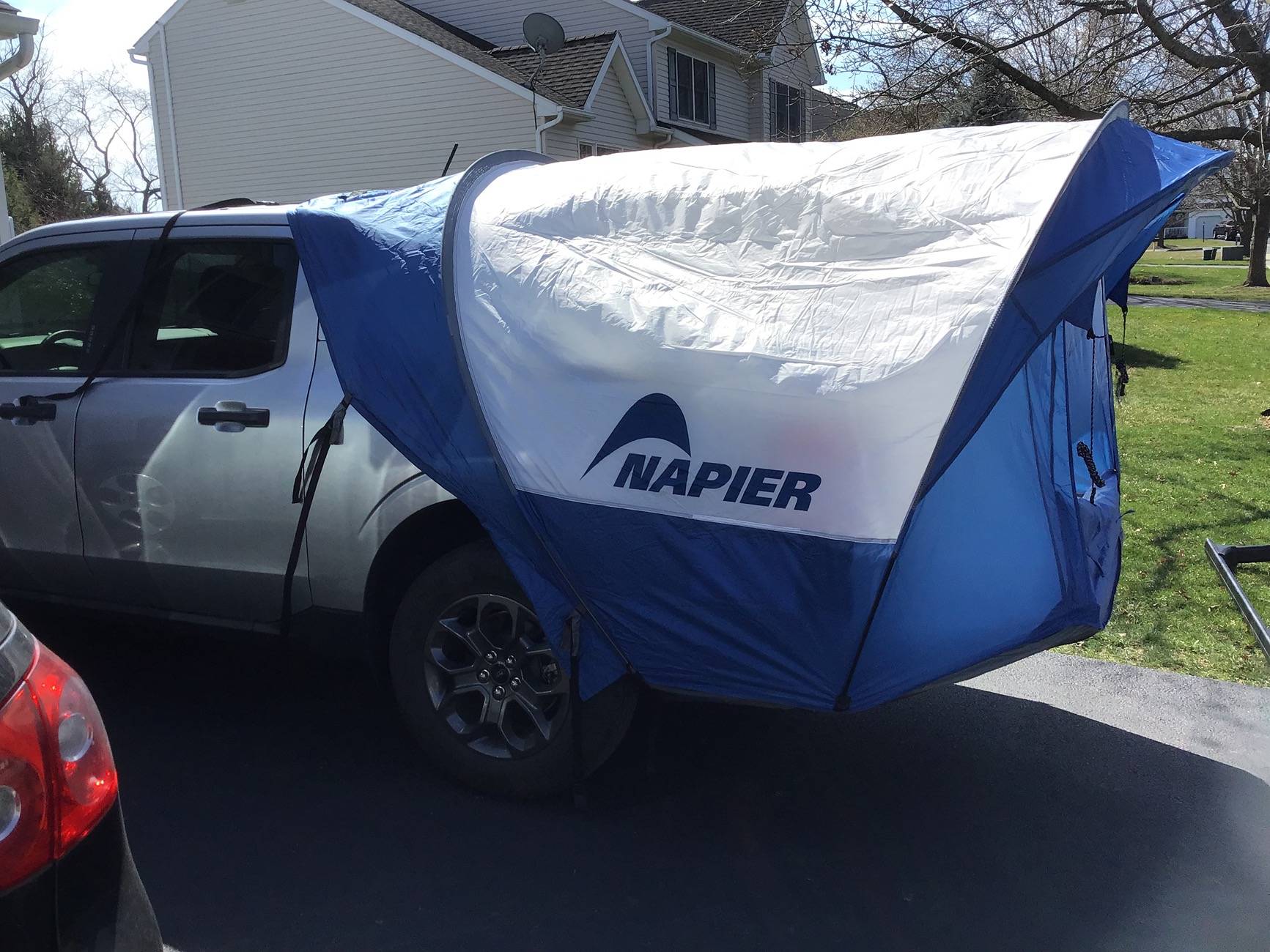Ford Maverick Finally found a tent that fits the bed 🤣 IMG_1109