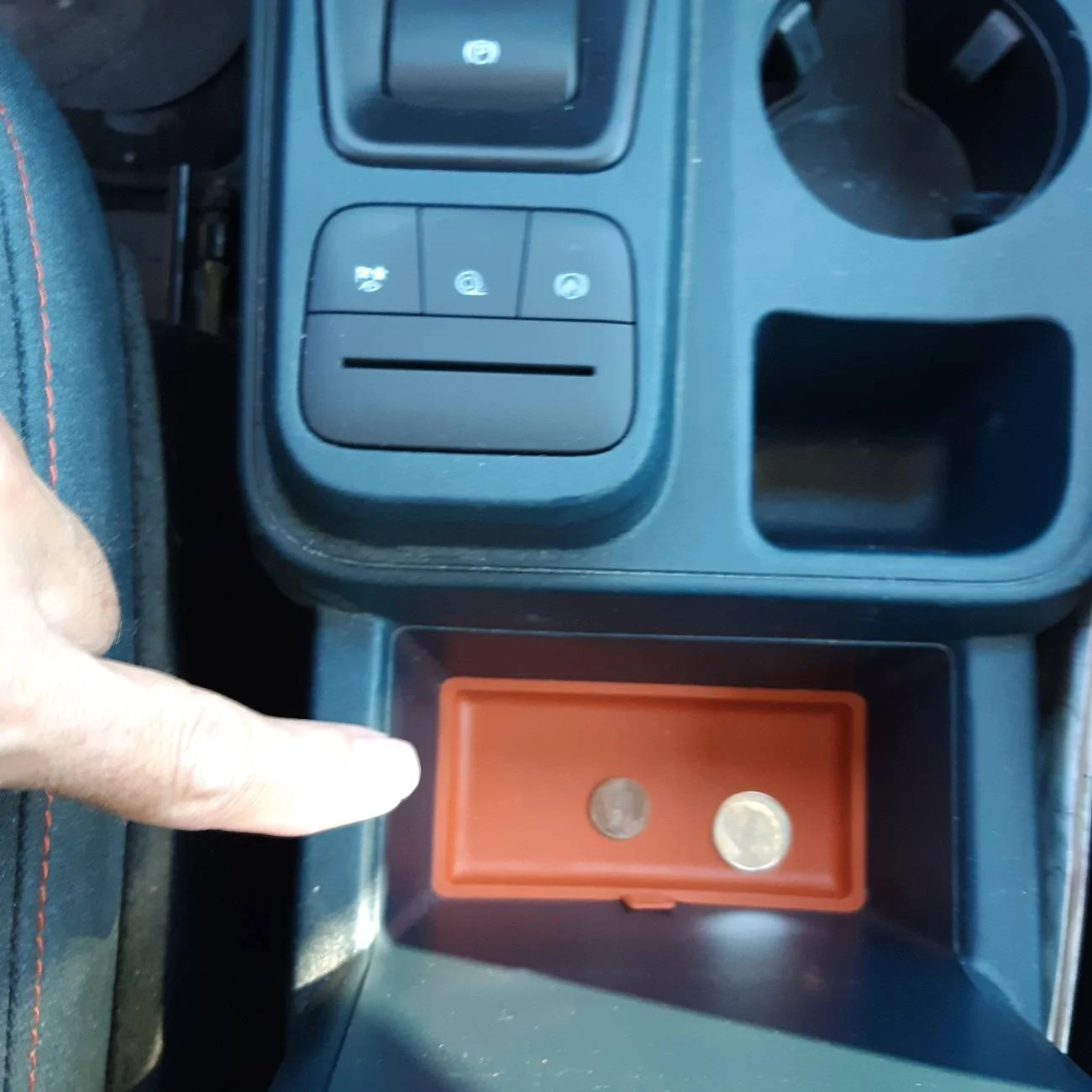 Ford Maverick Center Console Mat Question 20241022_113907
