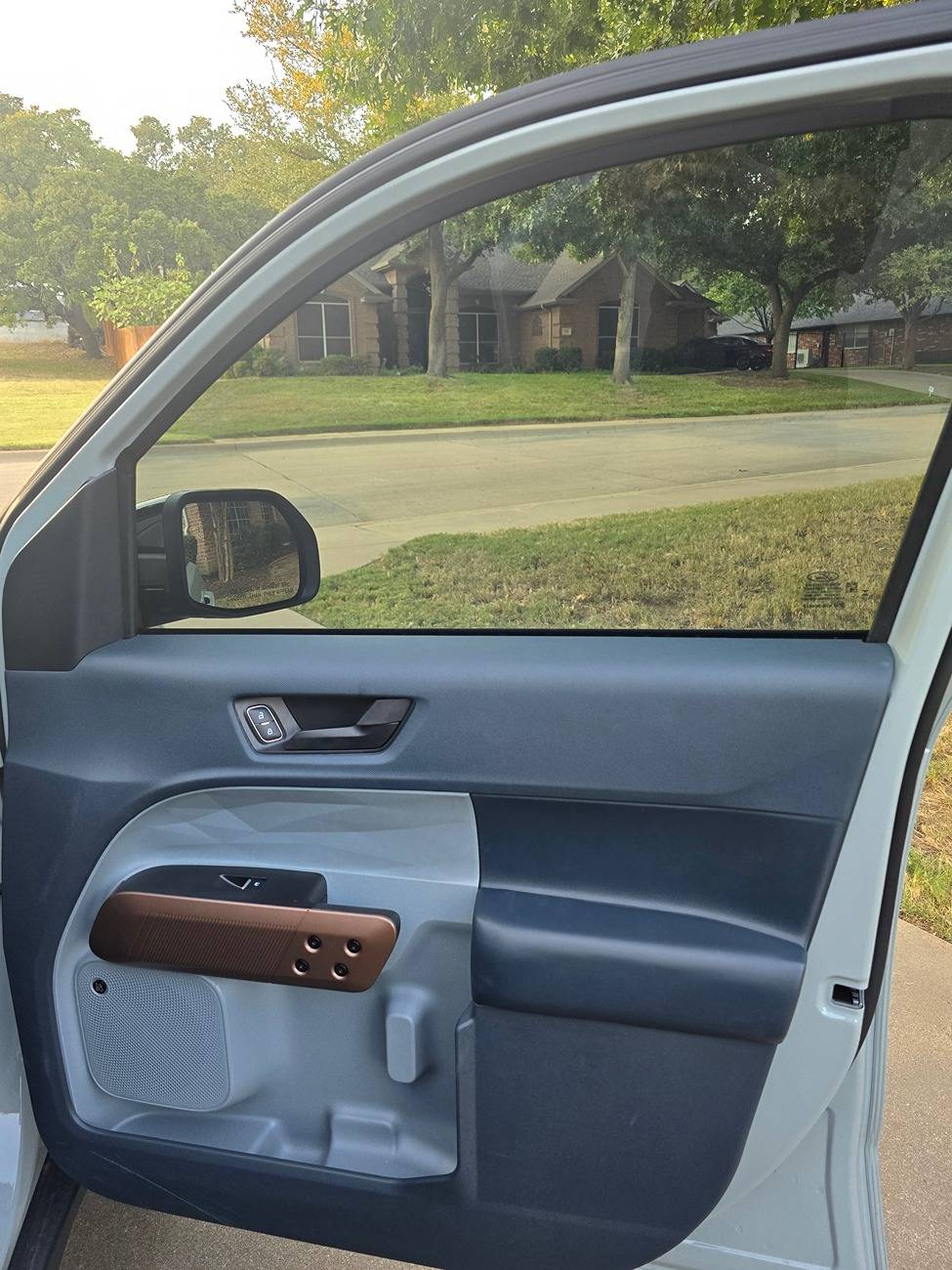 Ford Maverick 2024 Ford Maverick Lariat Hybrid $33500 Mav Right Door Open View