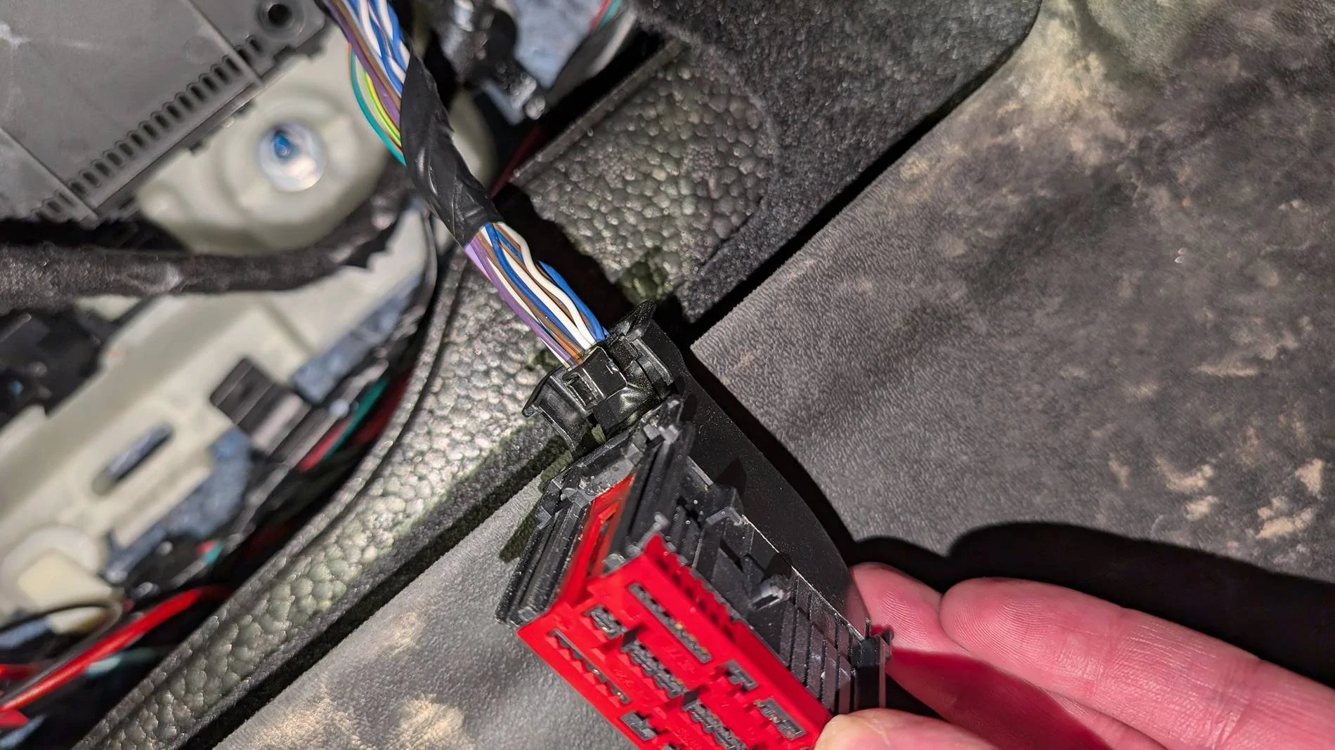 Ford Maverick F-150 Fog Lamp Switch and Wire Harness Installed in Maverick - DIY PXL_20241024_034312366
