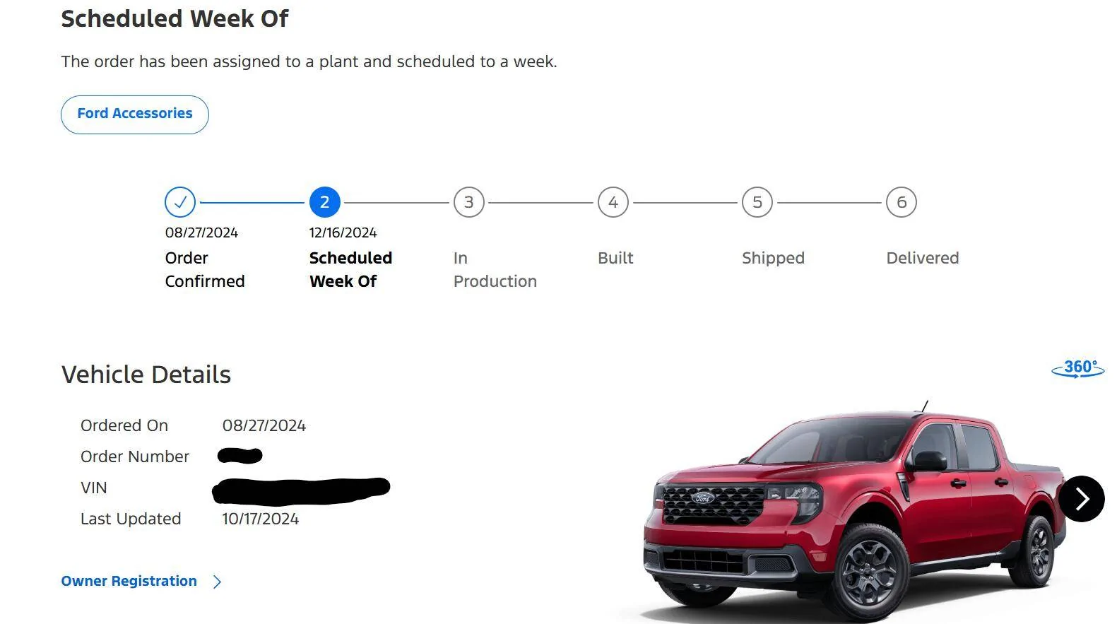 Ford Maverick 2025 Maverick Scheduling This Week (10/24/24) for Production Weeks 12/2 - 12/16 1729791025606-52