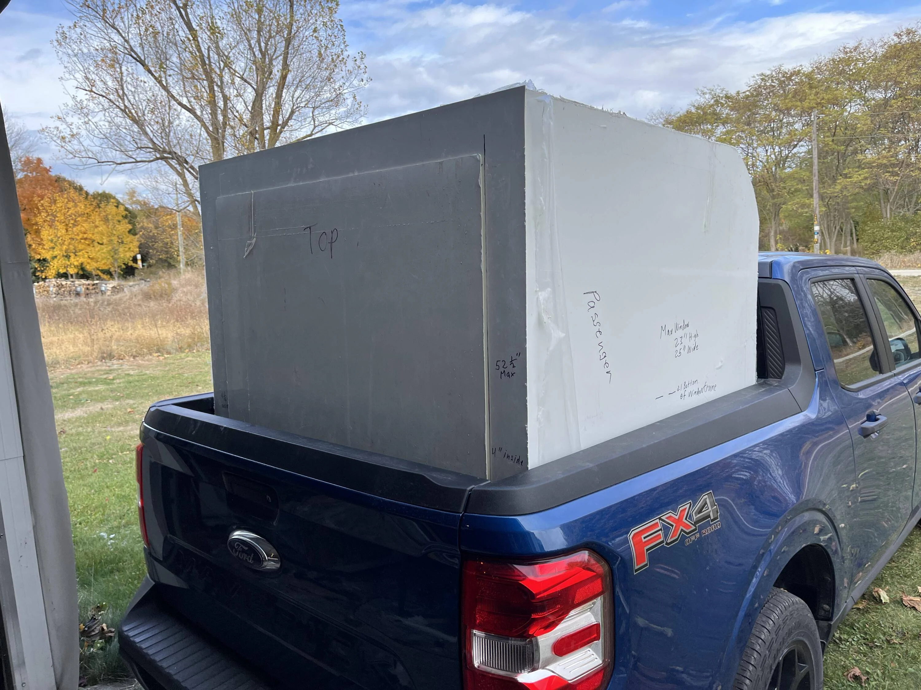 Ford Maverick All in the bed composite construction Maverick truck bed camper tempImageWhH33M