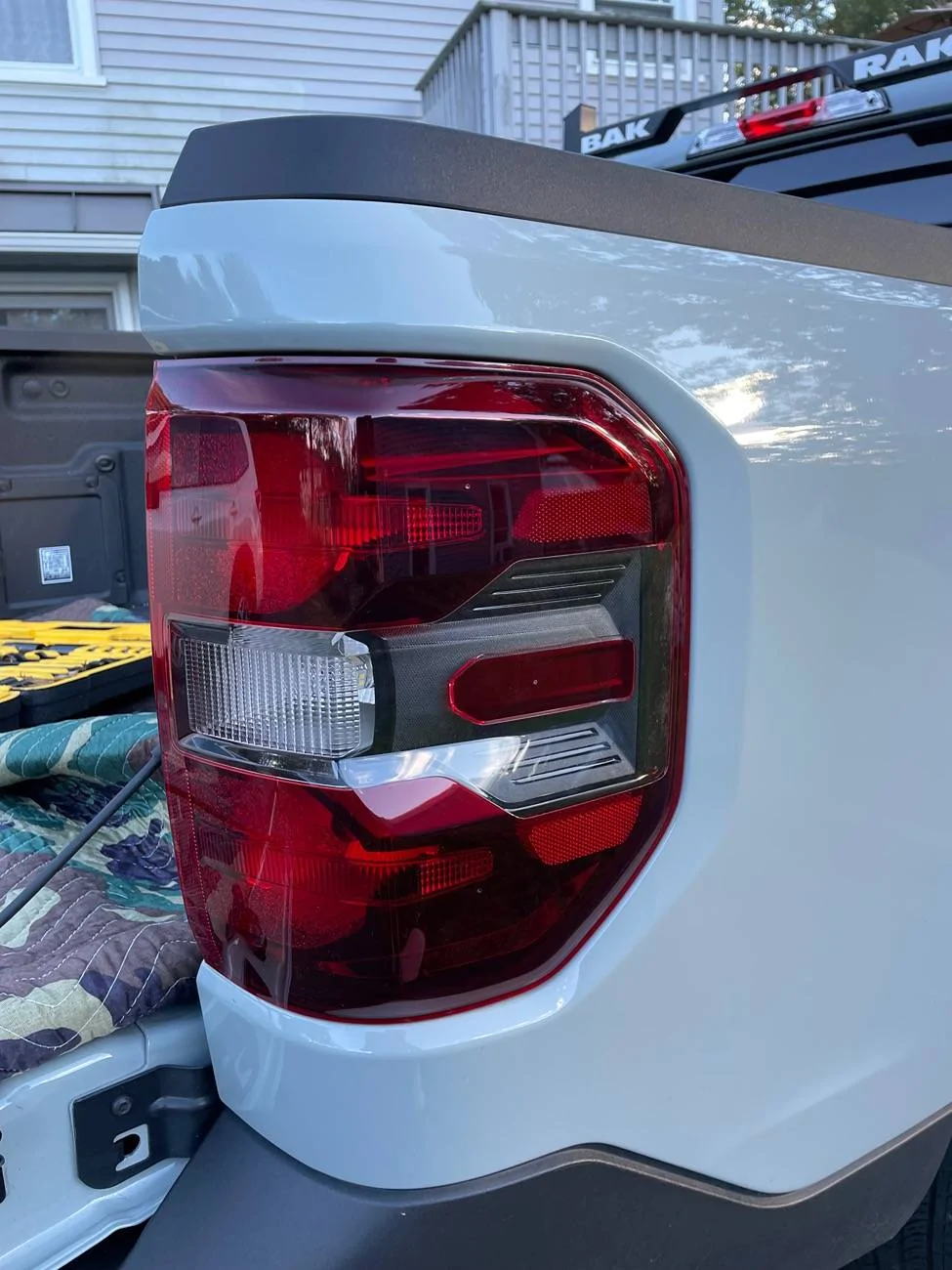 Ford Maverick How to Blackout Third Brake Light IMG_3137