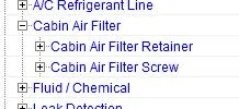 Ford Maverick Refresh95 cabin filter filterx