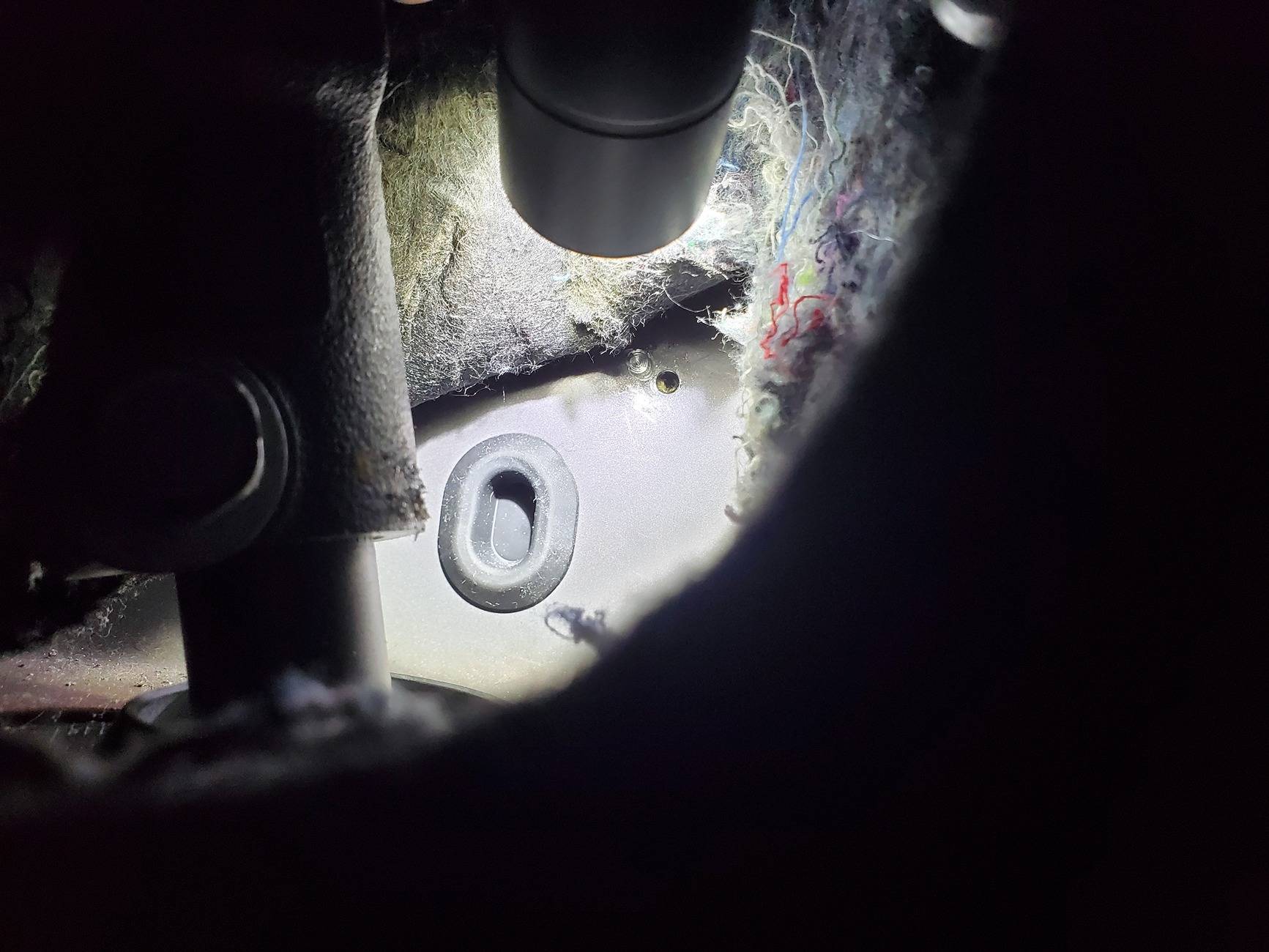 Ford Maverick Wire through the firewall 20240804_102537