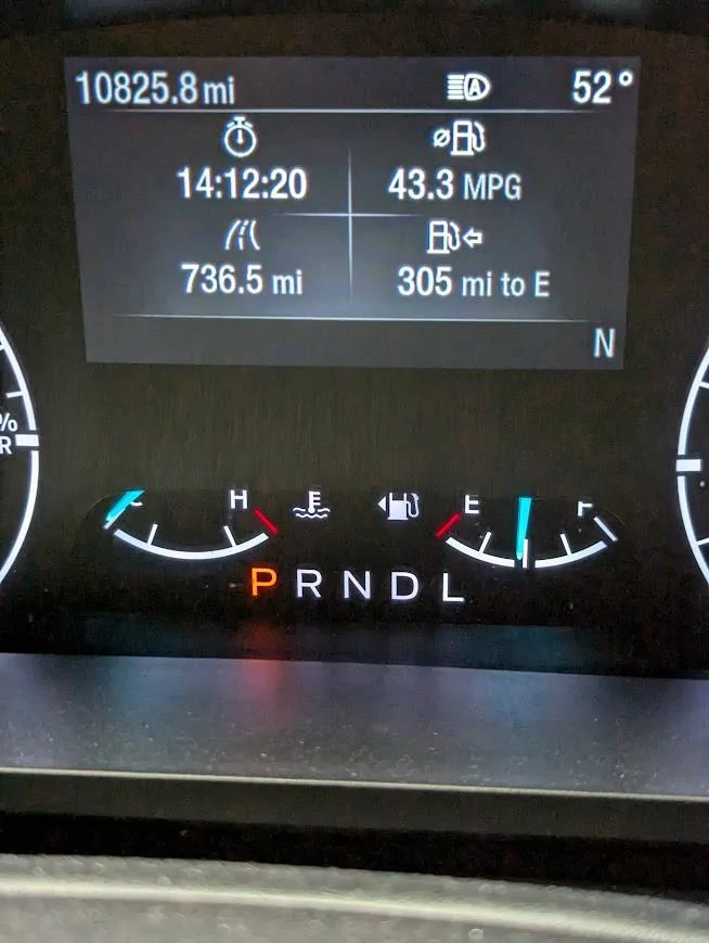 Ford Maverick Best Fuel economy on a hybrid FTC to Cedaredg