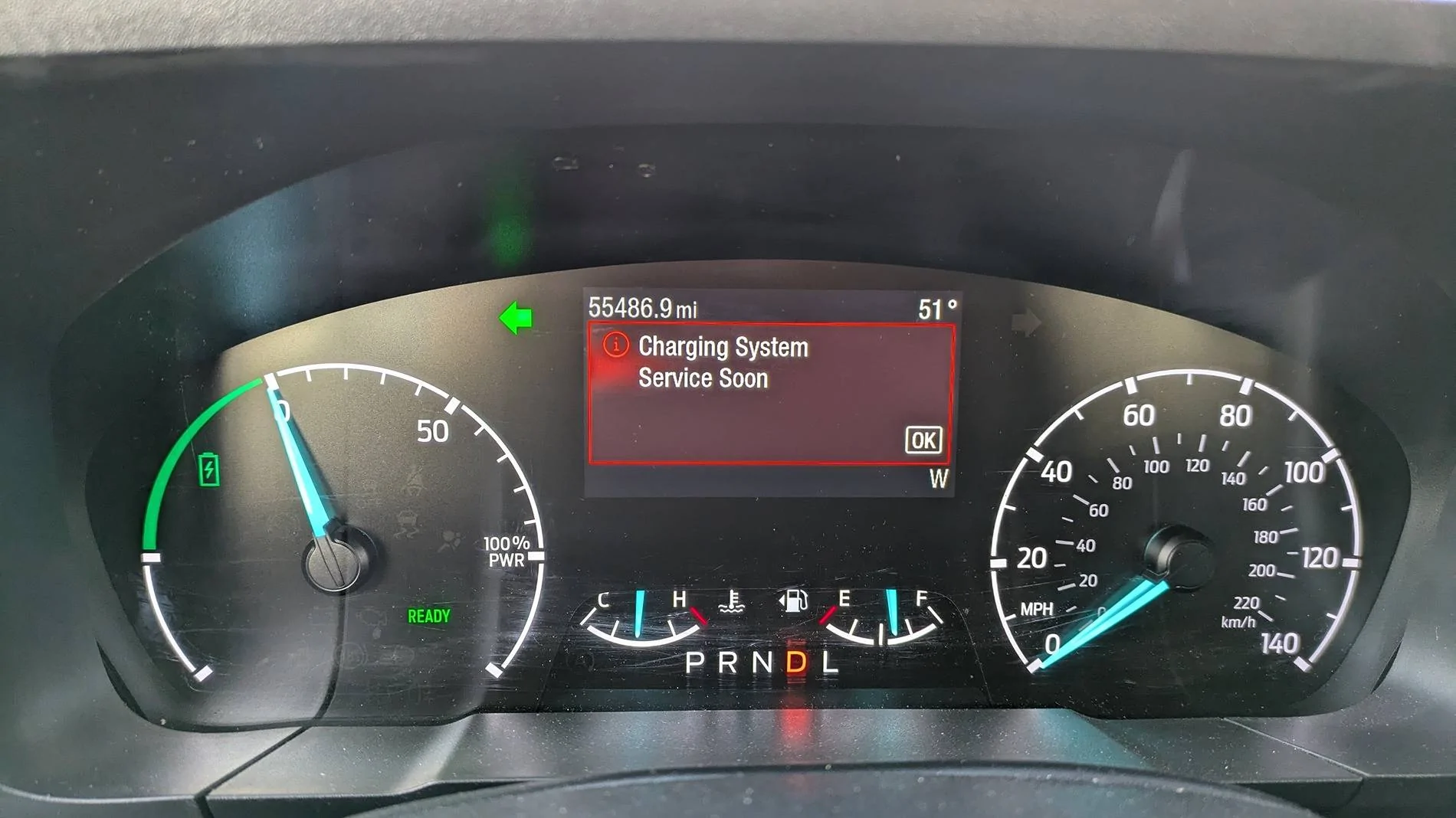 Ford Maverick Warnings turned into deadstick truck after a diagnosis PXL_20240909_110950556