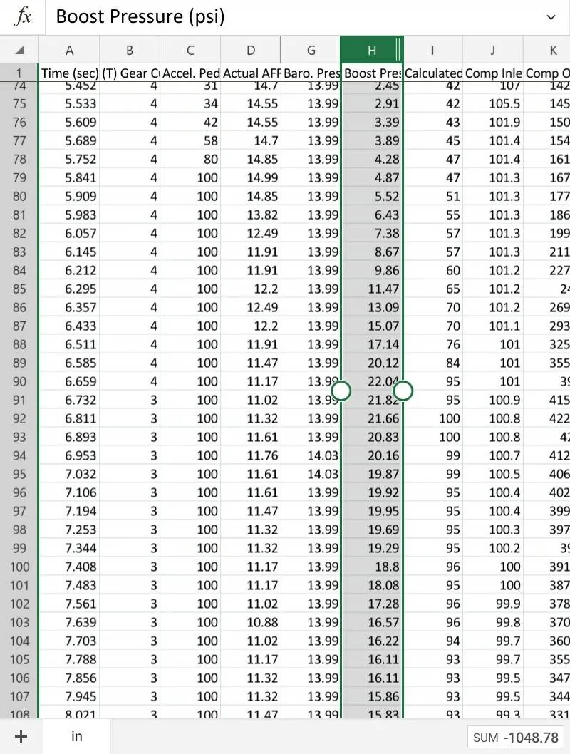 Ford Maverick 2.0 EcoBoost engine -- overall feedback? Screenshot_20241102-010756_Excel