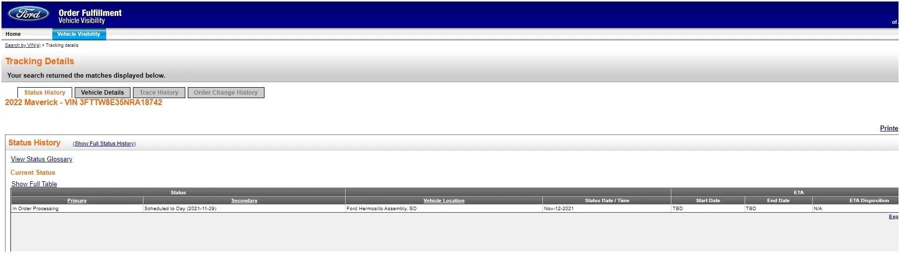 Ford Maverick No Maverick Scheduling Next Week (11/22) Scheduled to Day 11-29
