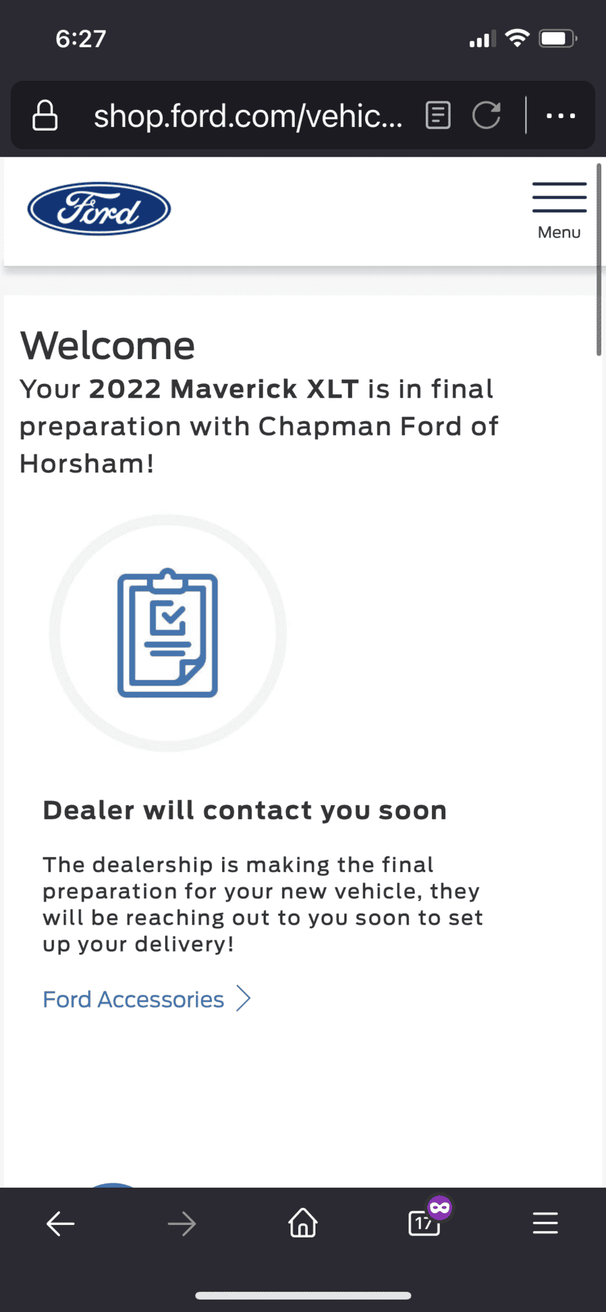 Ford Maverick So close now! 6702B040-C4FF-45DD-8A93-78AC75780085