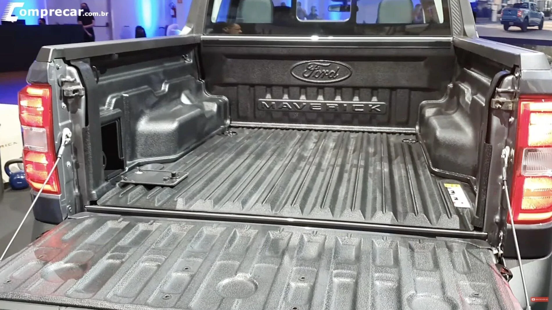 2022 Ford Maverick Drop-in bed liner and mirror turn signals on Maverick.jpg