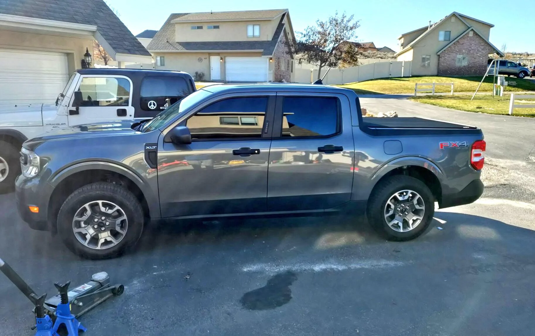 2022 Ford Maverick Rough Country 1%22 leveling kit lift 3.webp