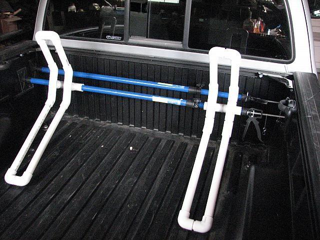 Ford Maverick DIY bike rack DIY truck bed bike rack