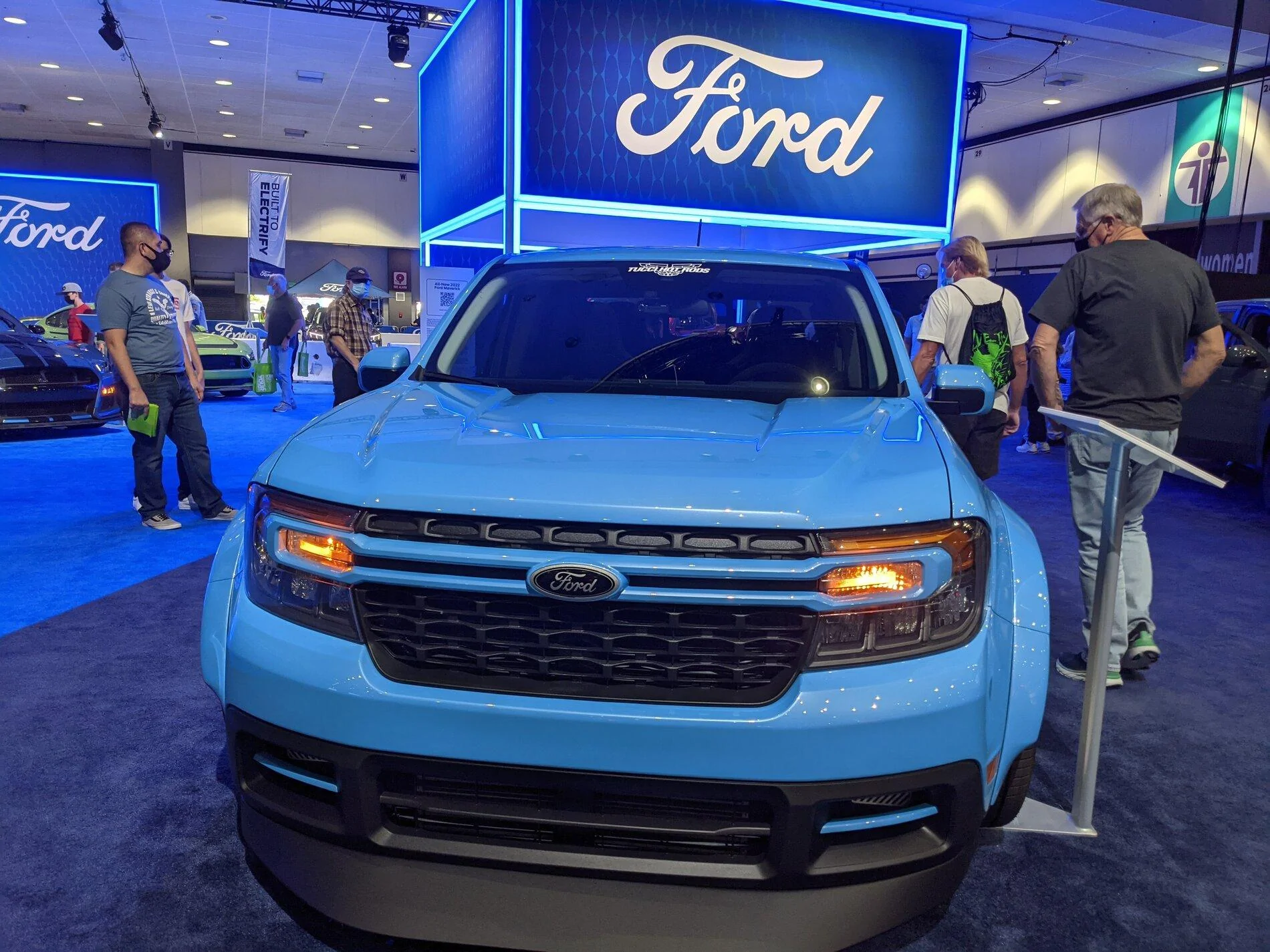 Ford Maverick Mavericks are at the LA Auto Show PXL_20211122_204033119.MP
