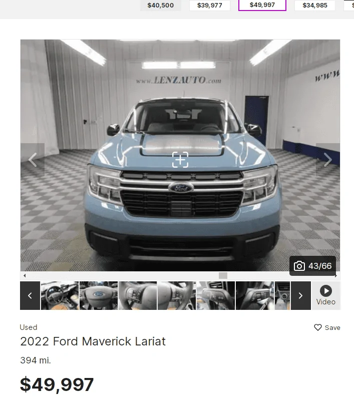 Ford Maverick Highway Robbery on Cars.com image001