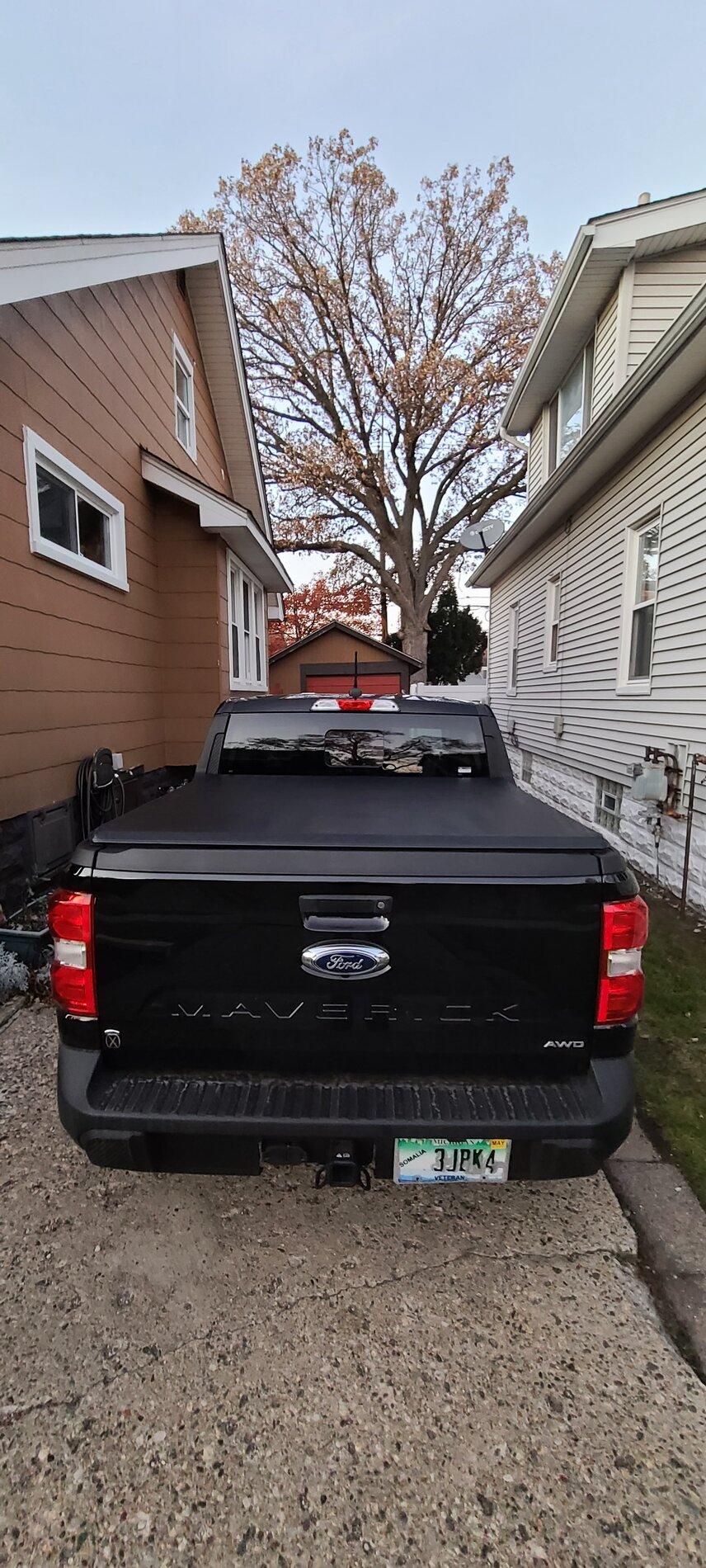 Ford Maverick Newly installed Truxed Tonneau Cover. 20211123_171152