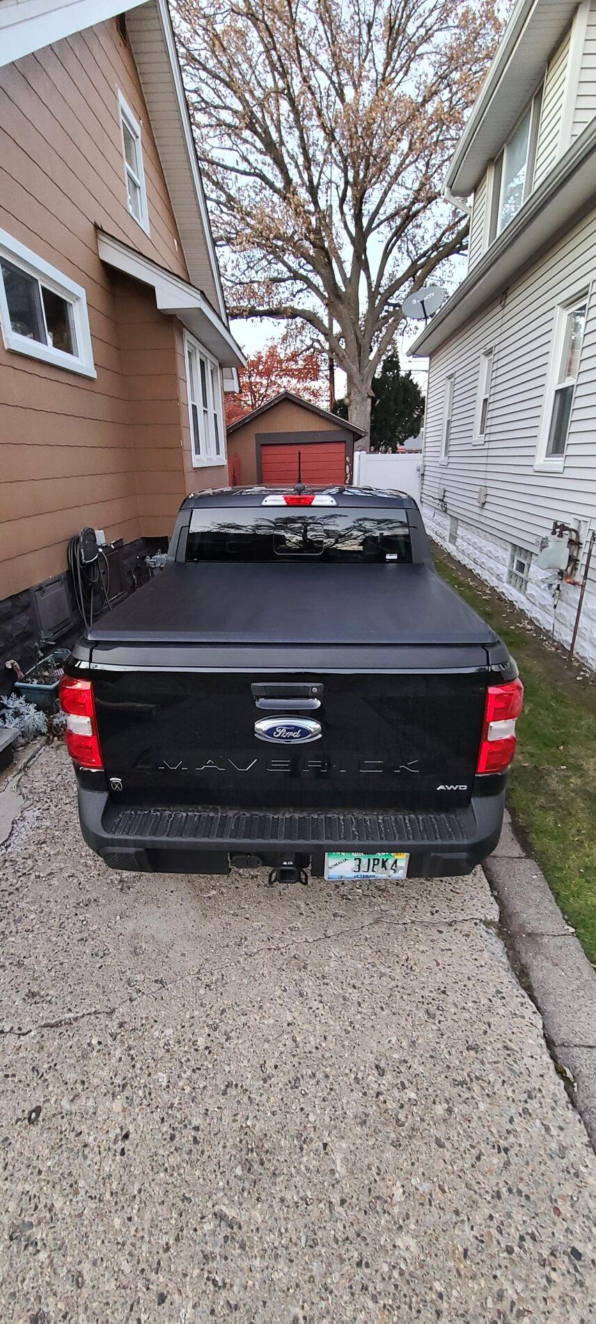 Ford Maverick Newly installed Truxed Tonneau Cover. 20211123_171149