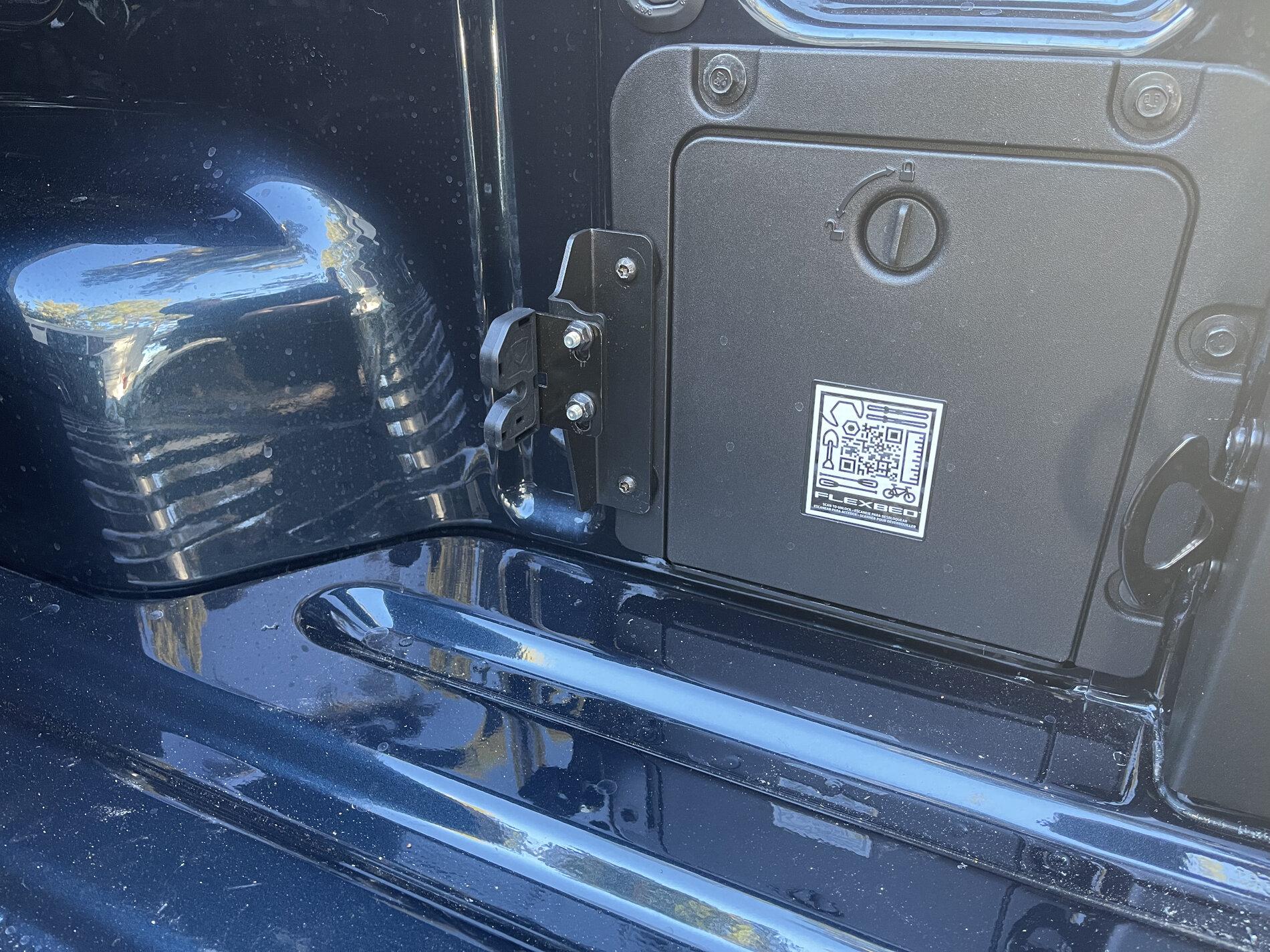Ford Maverick Ford bed toolbox installed 2539C4AE-C631-4148-B6D9-8742A99B19A1