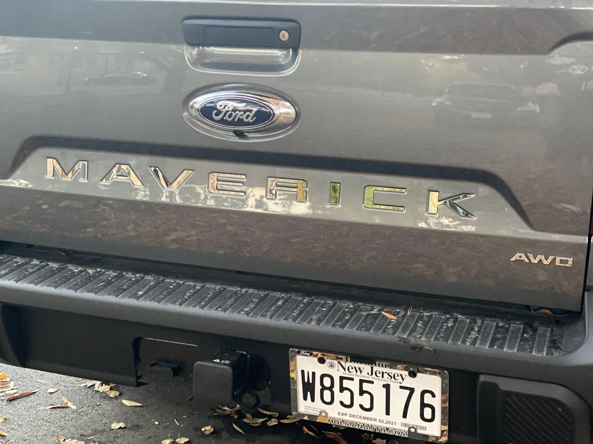 Ford Maverick Maverick Tailgate Lettering in Polished Stainless Steel Are Actual Metal - Real Life Installed Look 89196273-60FF-402E-9794-0A2B5CC783D7