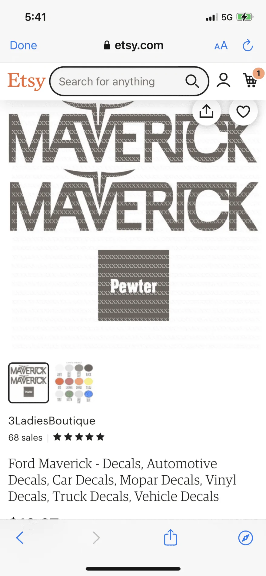 Ford Maverick “MAVERICK” Decal available on Etsy for $14 CAFC1C1B-D42A-4ACA-9D1A-CF1F3C8DBD8F
