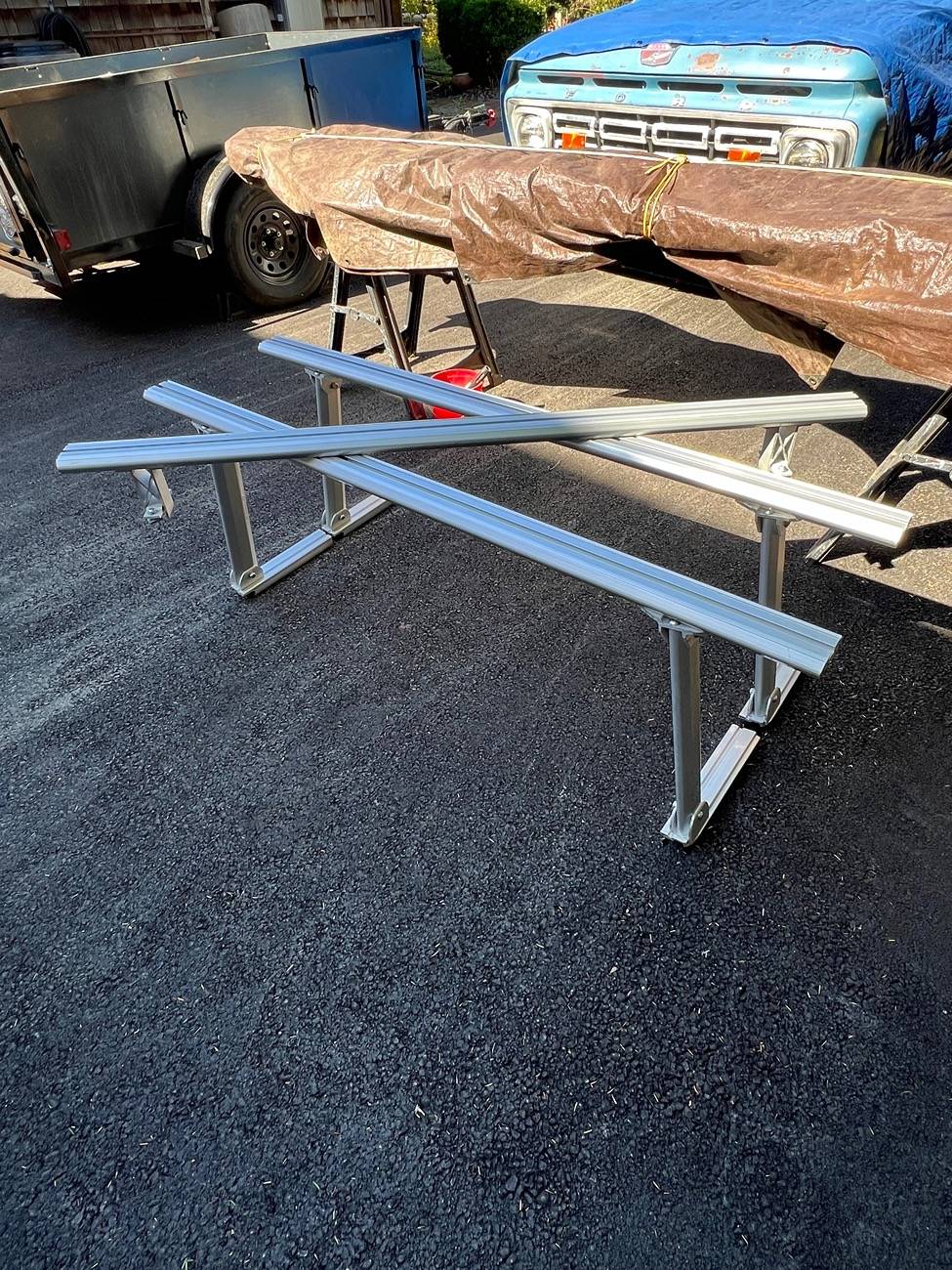 Ford Maverick Aluminum ladder rack - Lumber rack IMG_2849