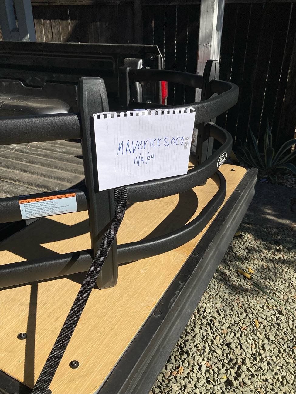 Ford Maverick OEM FORD BED EXTENDER for sale $150 OBO NORCAL image2