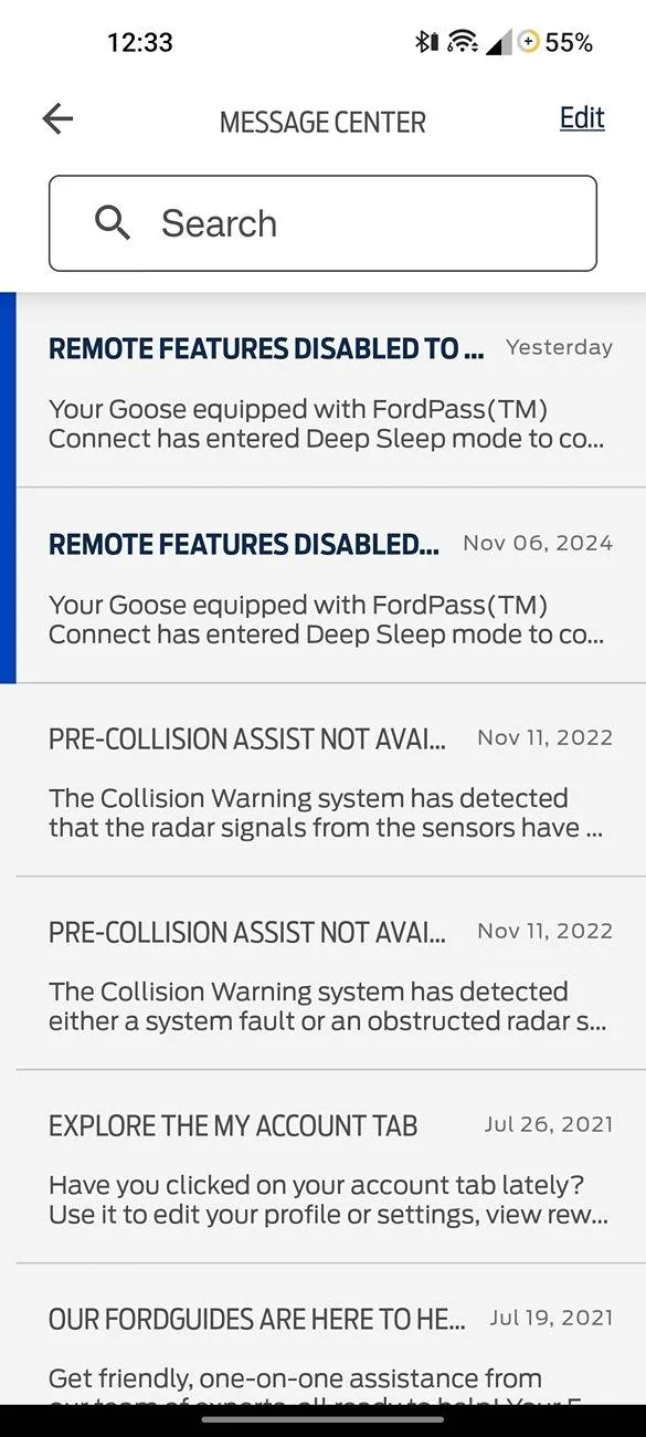 Ford Maverick Ford Pass Alert History Screenshot_2024-11-08-12-33-15-79_f85a9dcae275ee1e0920d804e6924647