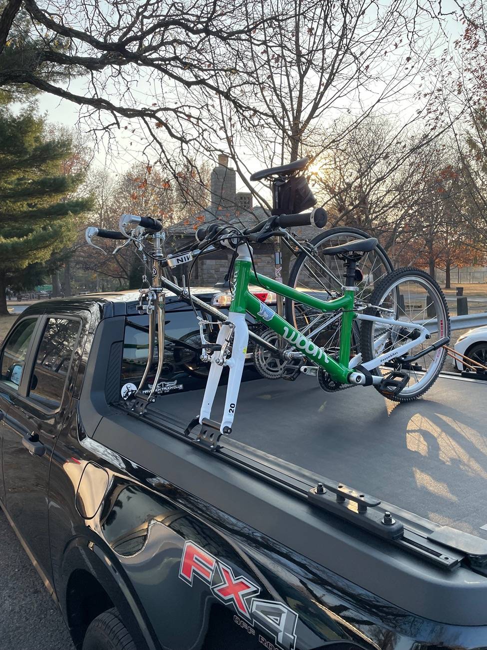 Ford Maverick New bike racking solution with rolling tonneau IMG_3465