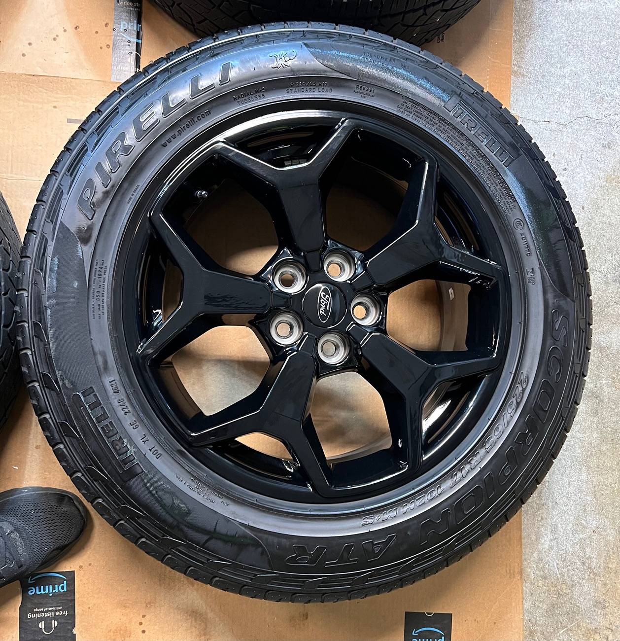 Ford Maverick FX4 Rims, Pirelli Scorpion tires, with TPMS. IMG_5721