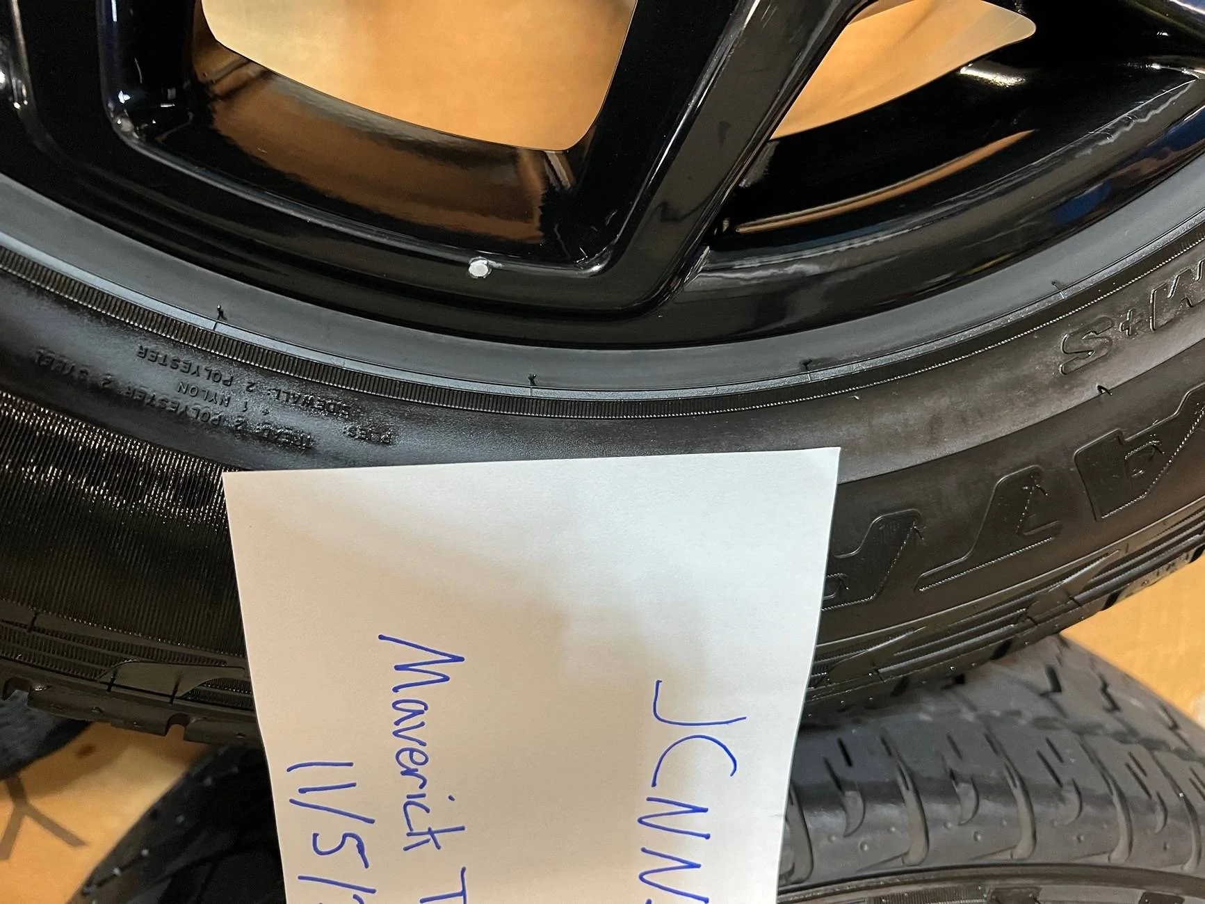 Ford Maverick FX4 Rims, Pirelli Scorpion tires, with TPMS. IMG_5728