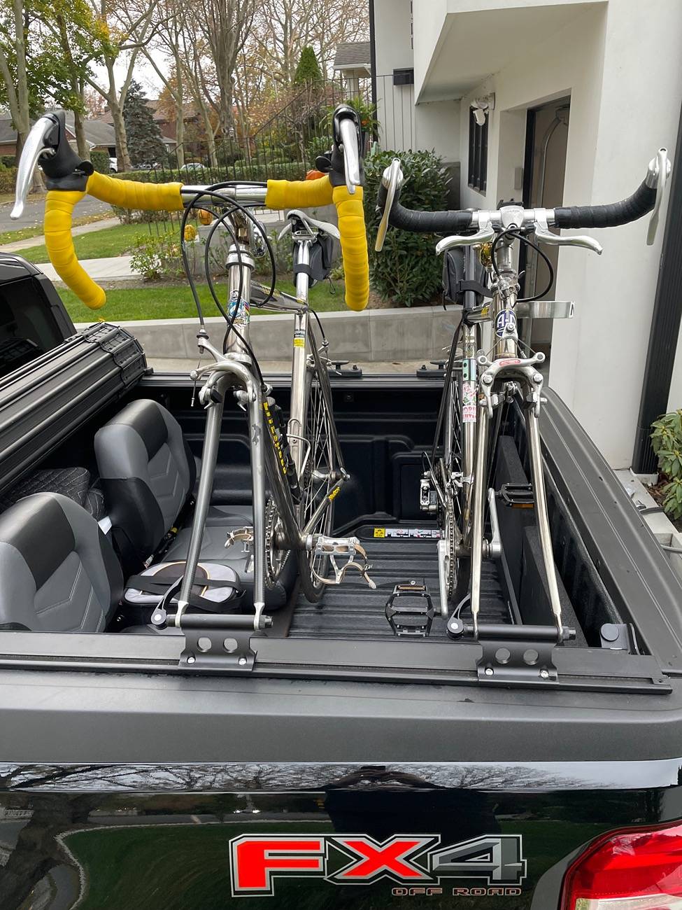 Ford Maverick New bike racking solution with rolling tonneau IMG_3482